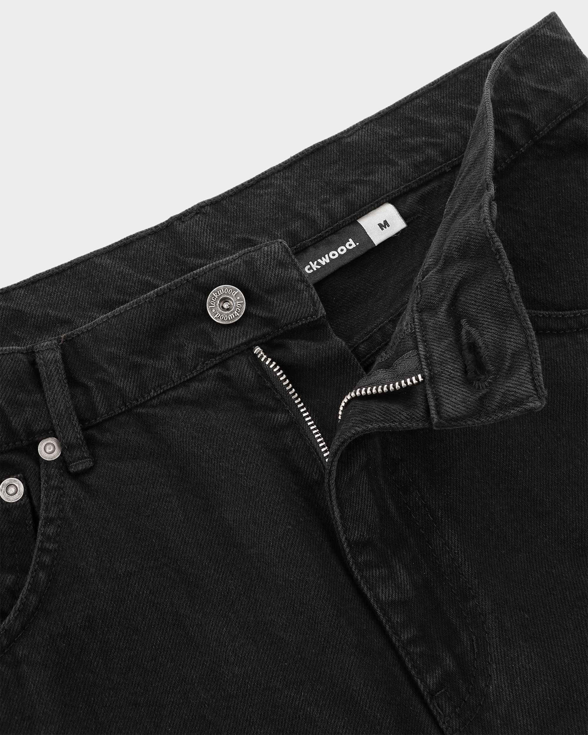 Lockwood Straight Baggy Jeans - Overdye Black