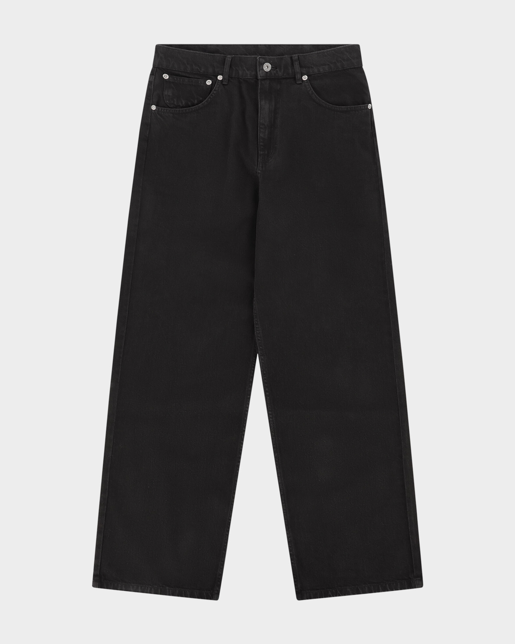 Lockwood Straight Baggy Jeans - Overdye Black