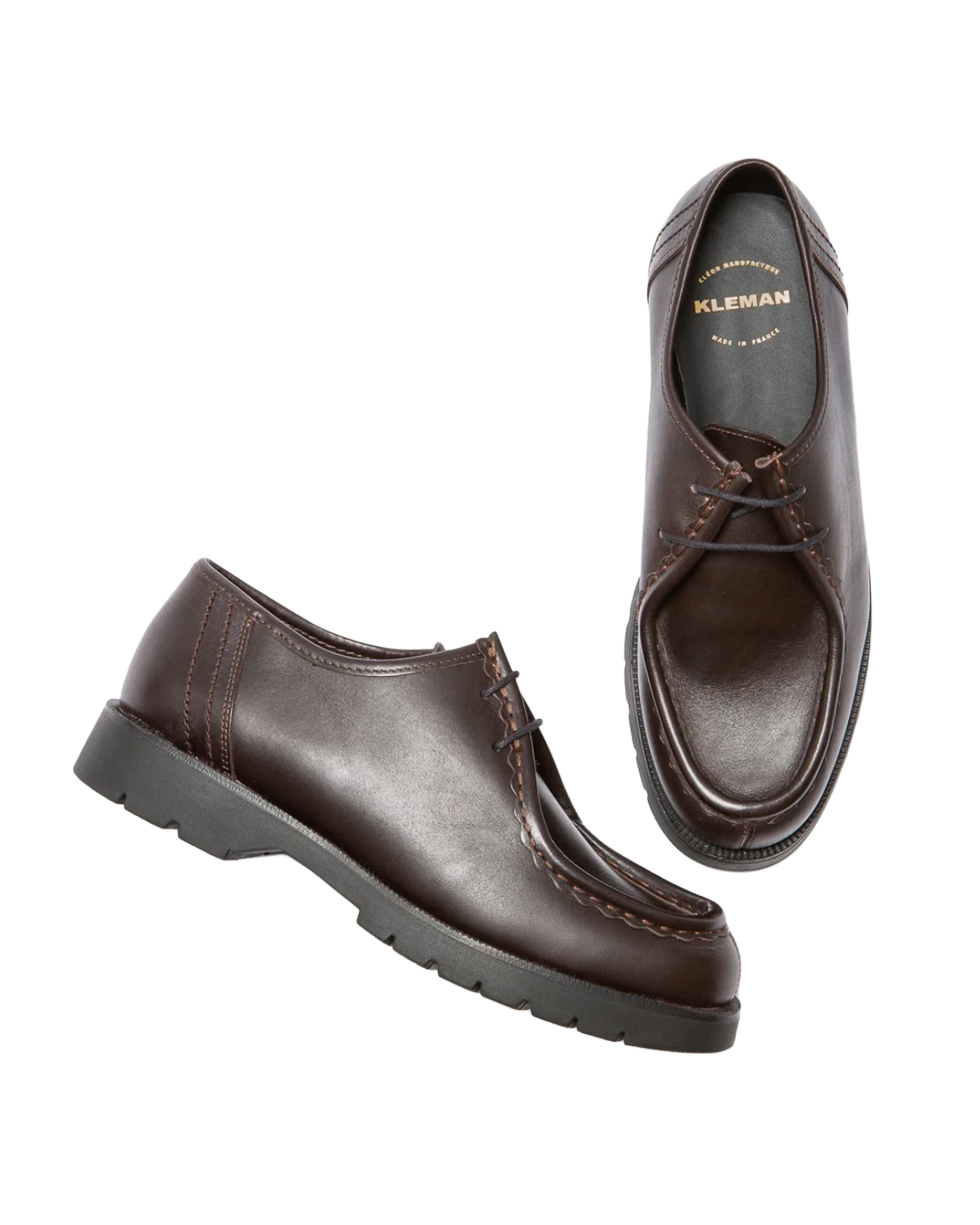 Kleman Padror - Brown Leather/ Black