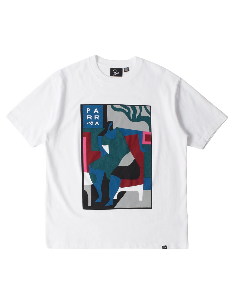 Parra Parra Leaving Now T-Shirt White