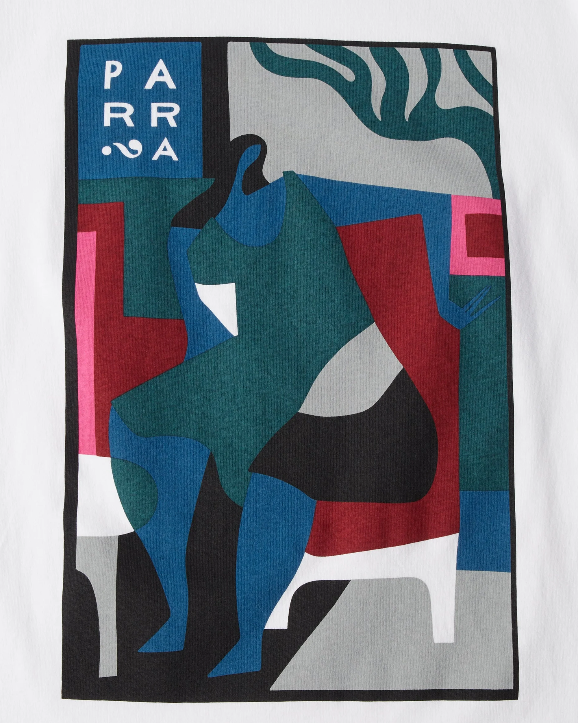 Parra Leaving Now T-Shirt White