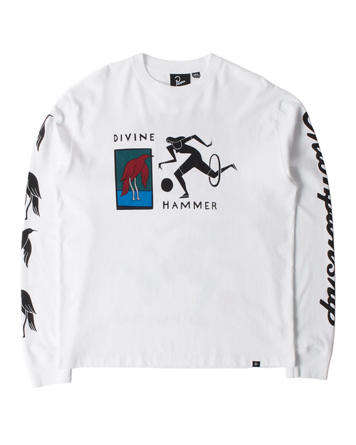 Parra Parra Divine Hammer Longsleeve T-shirt White