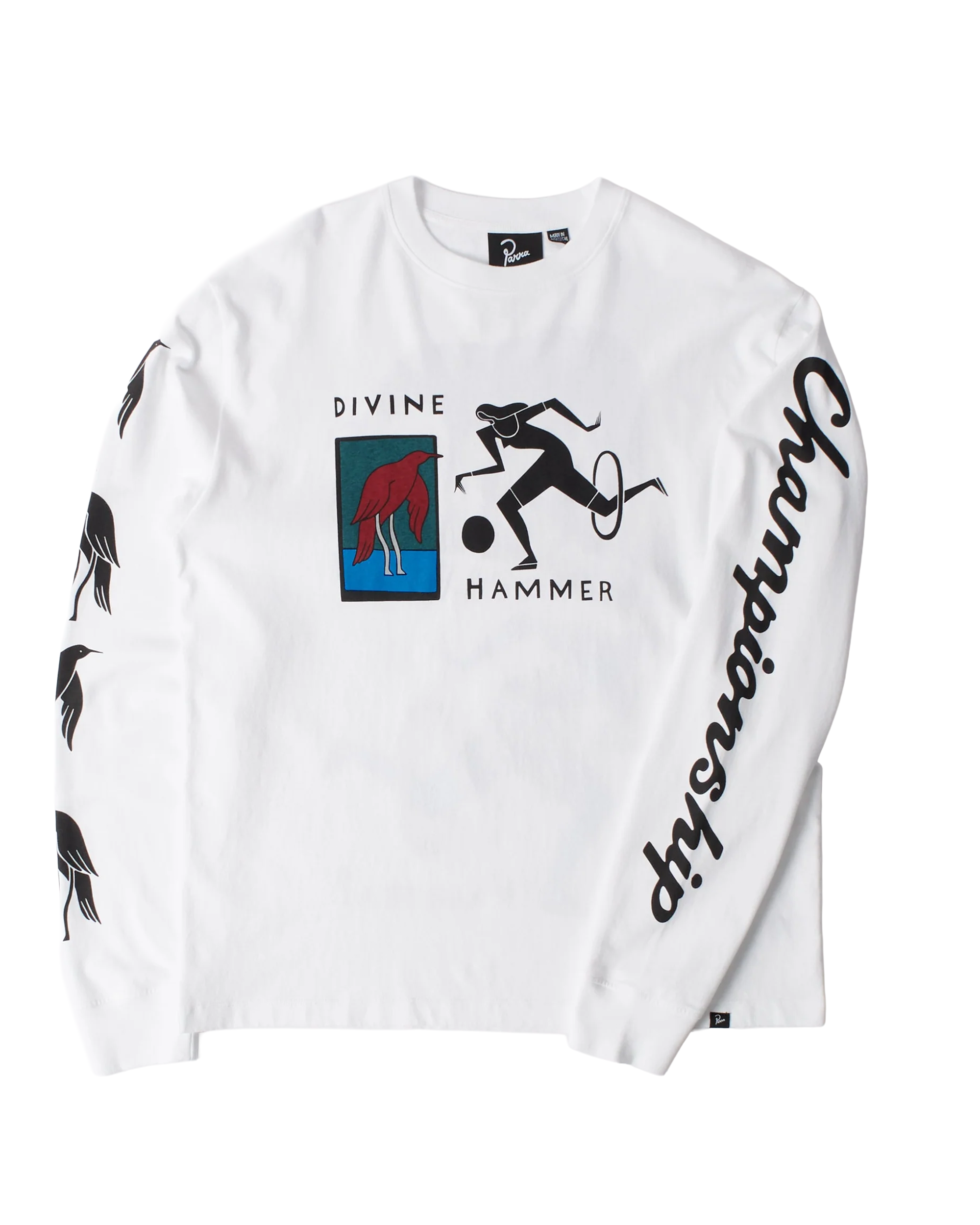 Parra Divine Hammer Longsleeve T-shirt White