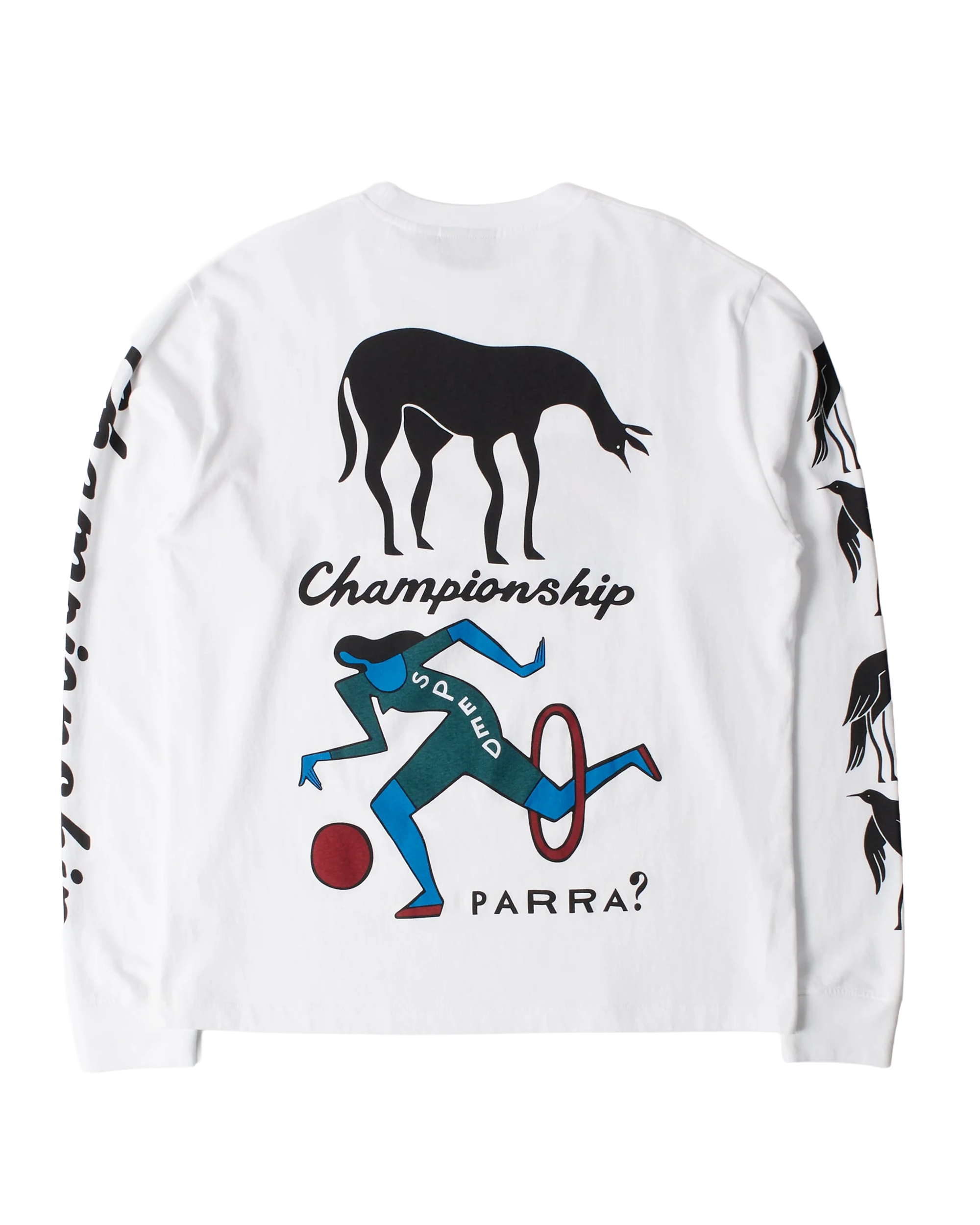Parra Divine Hammer Longsleeve T-shirt White
