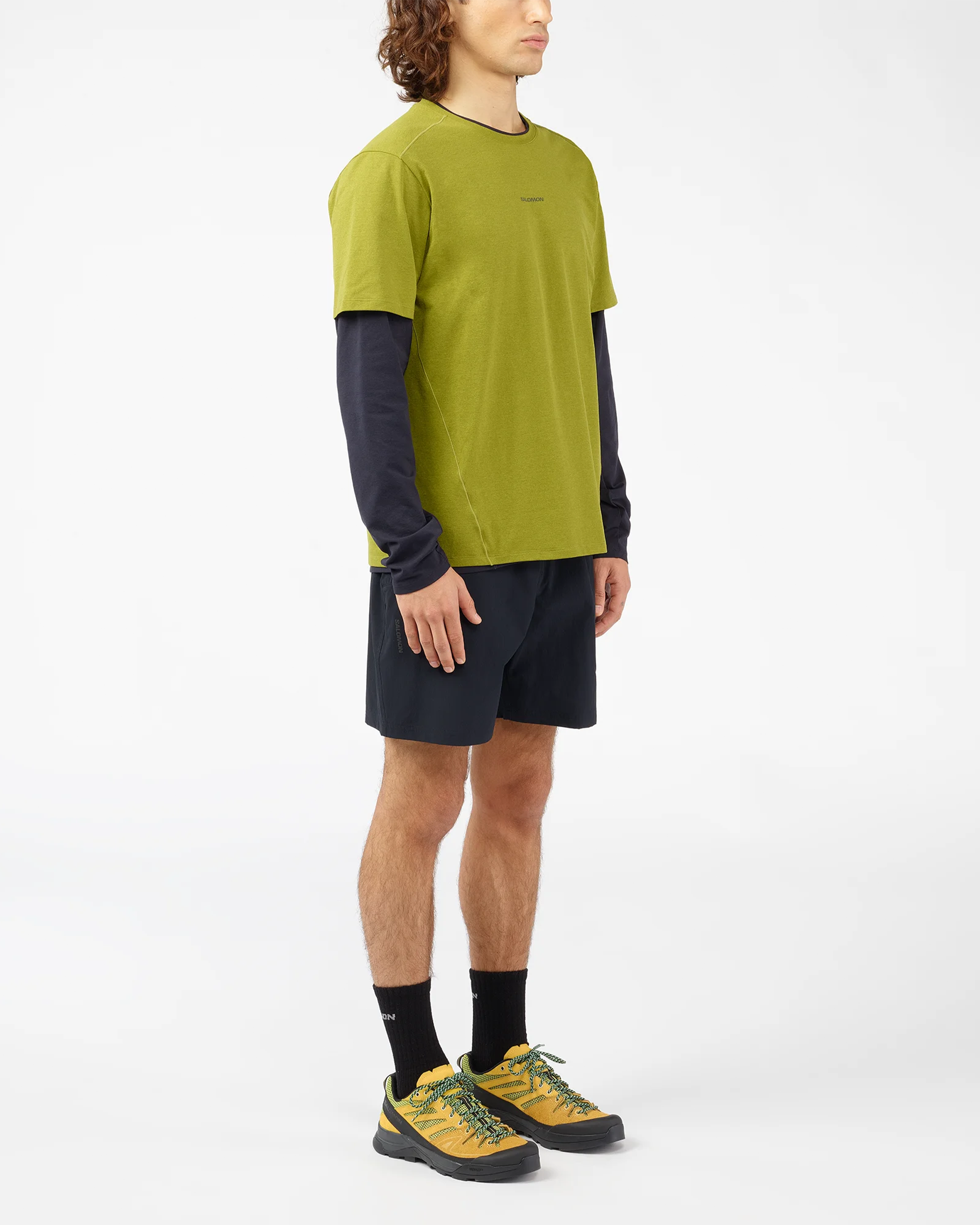 Salomon X Alp Woven Beach Ball / Bright Chartreuse / Formal Garden