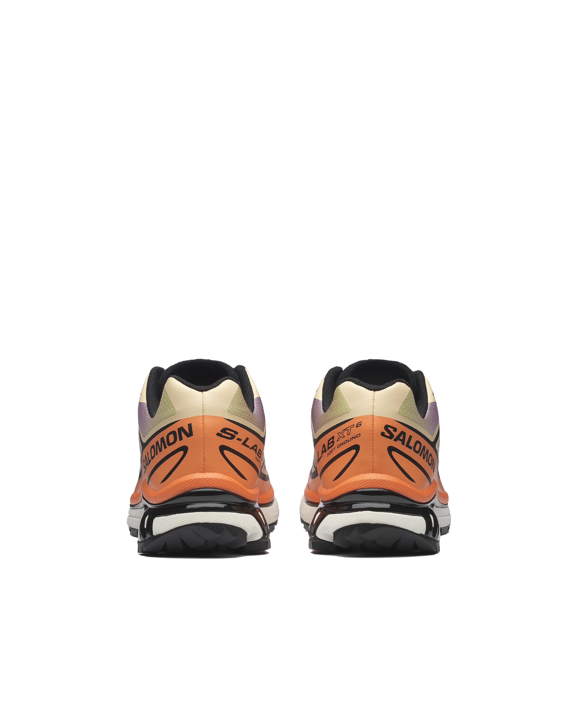 Salomon XT-6 Black / Almond Cream / Dragon Fire