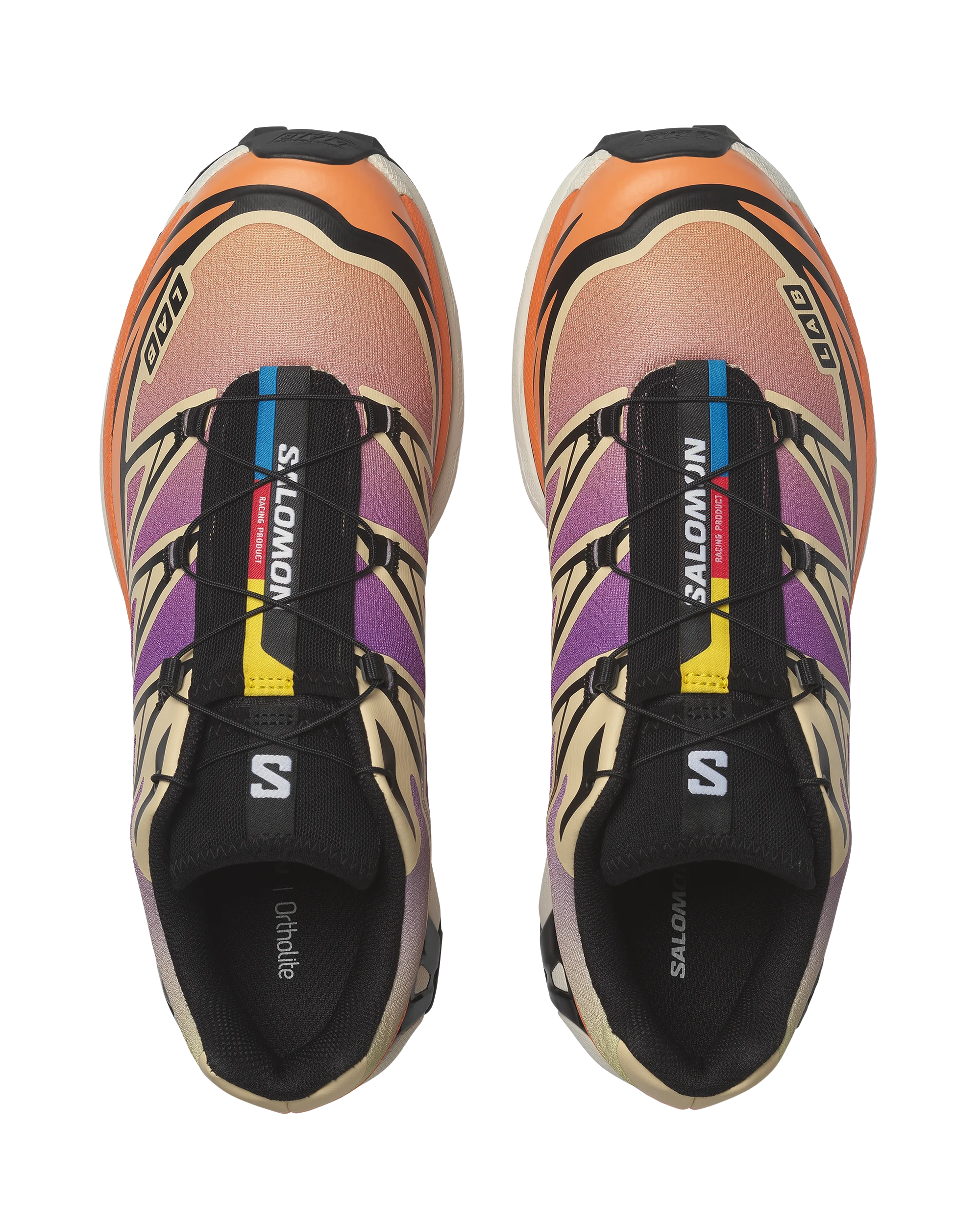 Salomon XT-6 Black / Almond Cream / Dragon Fire