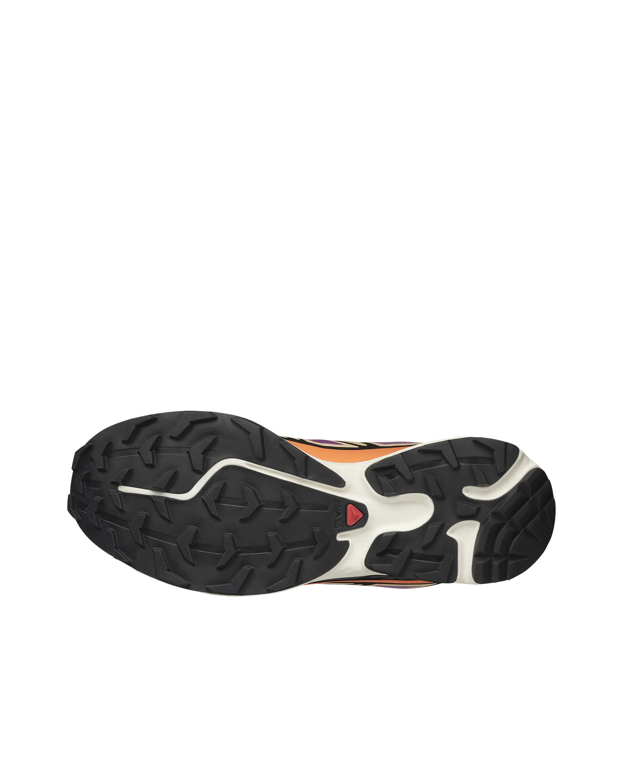 Salomon XT-6 Black / Almond Cream / Dragon Fire