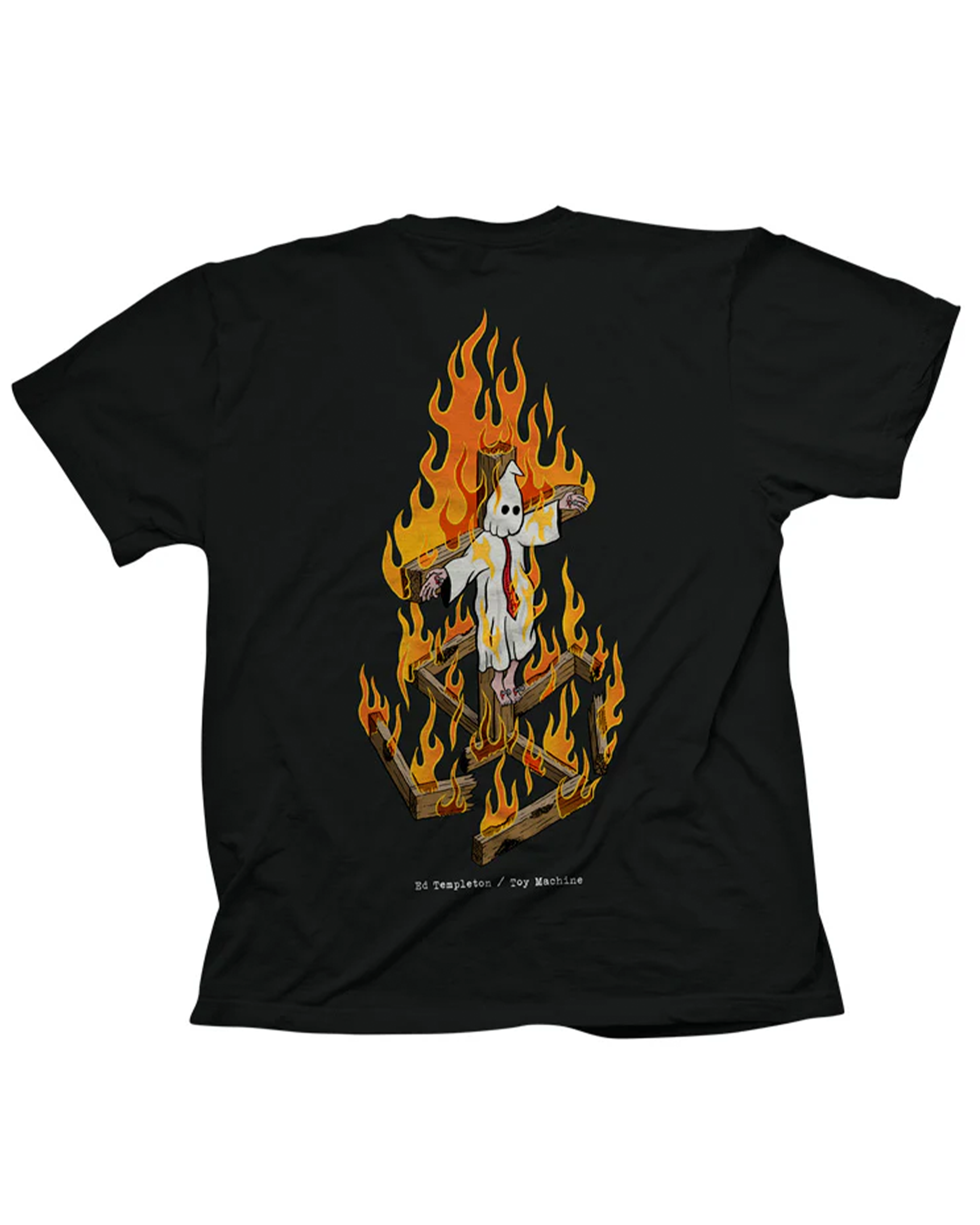 Toy Machine Charred Cross Tee Black