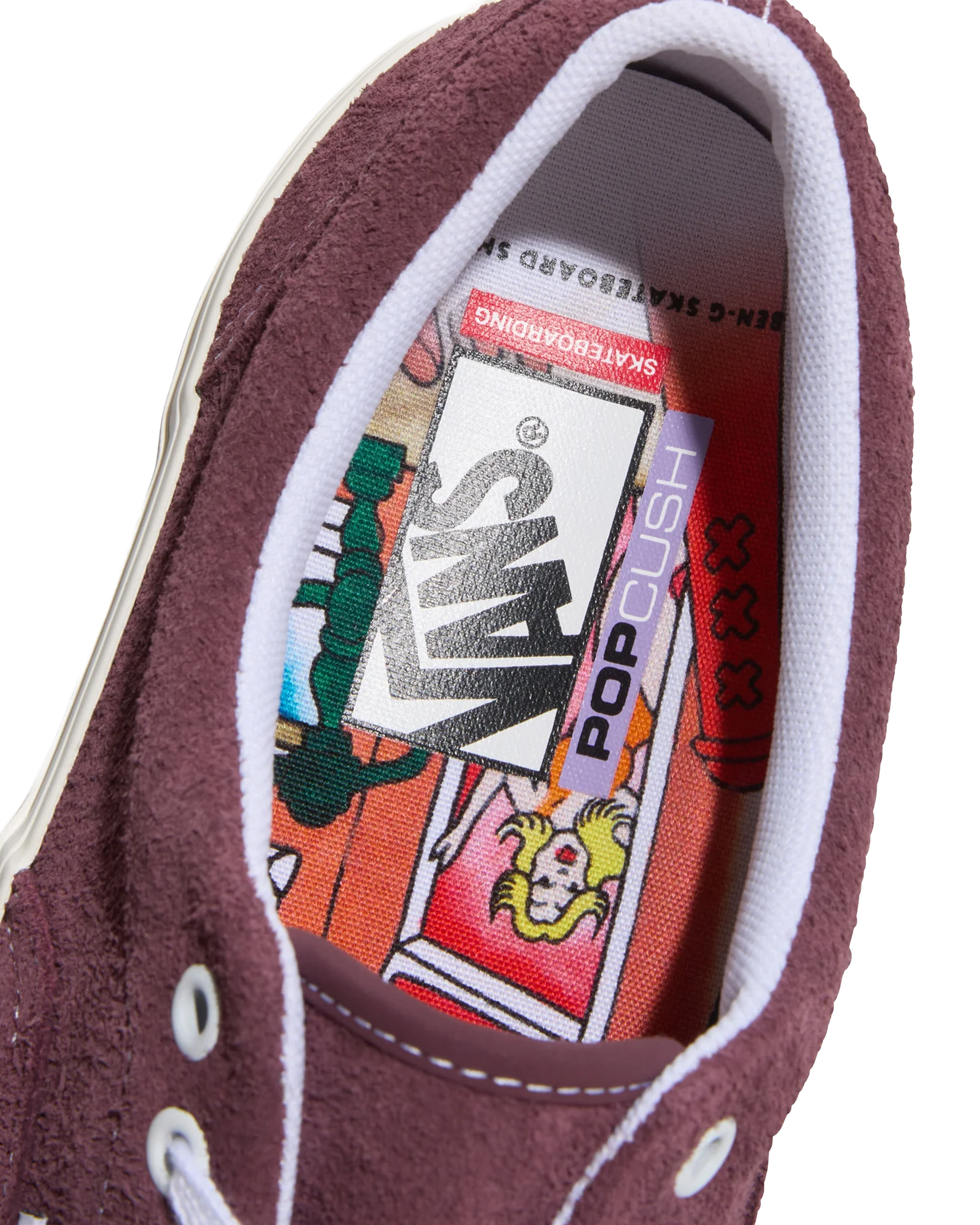 Vans x POP x Ben-G Skate Era Burgundy