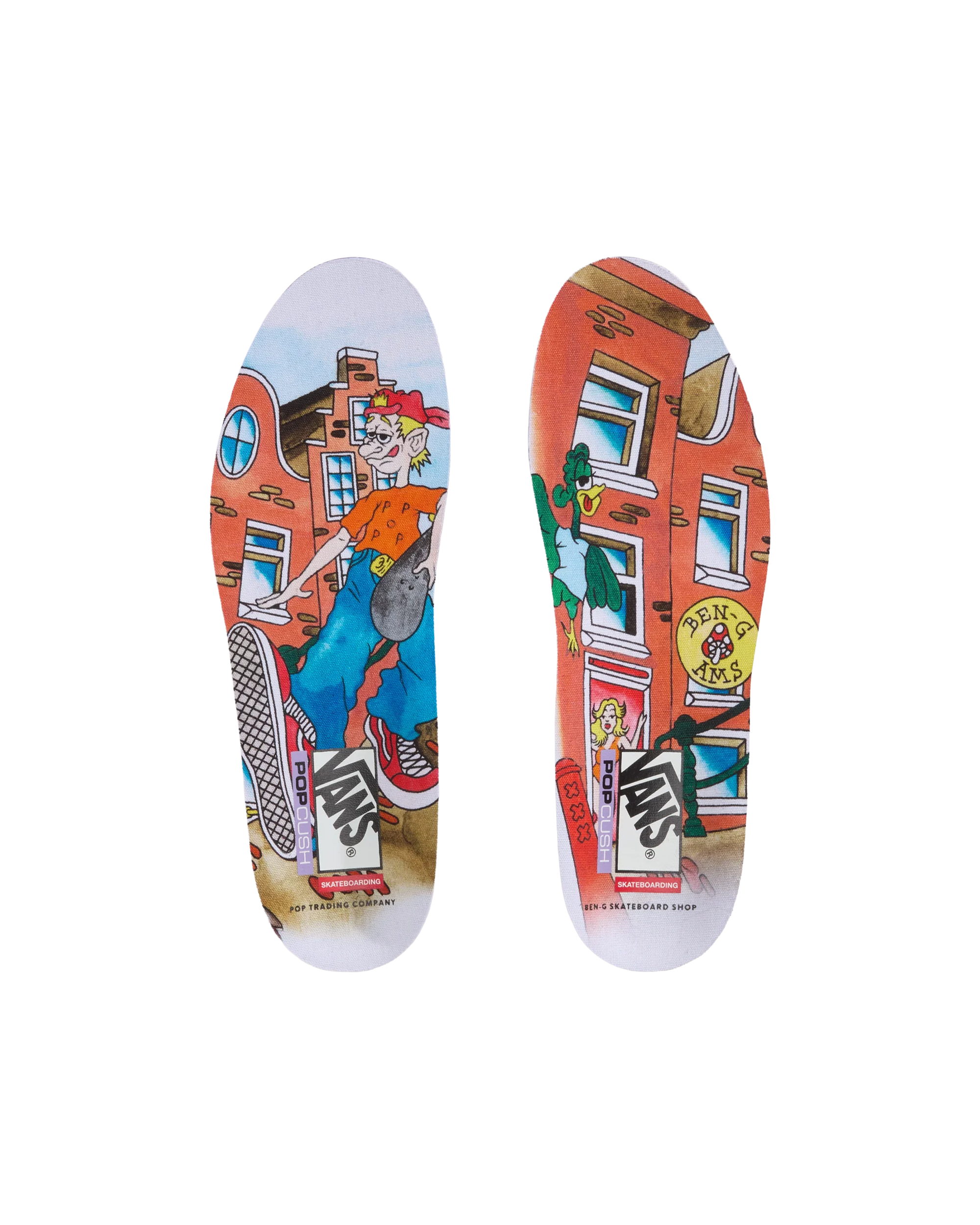 Vans x POP x Ben-G Skate Era Burgundy