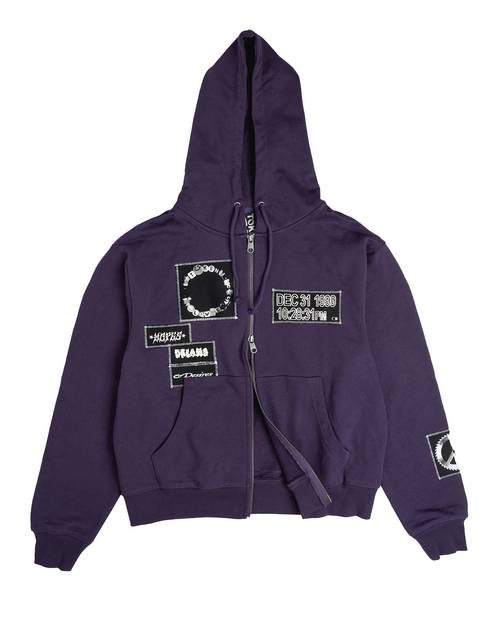 token Token Unity Zip Hoodie Dusk