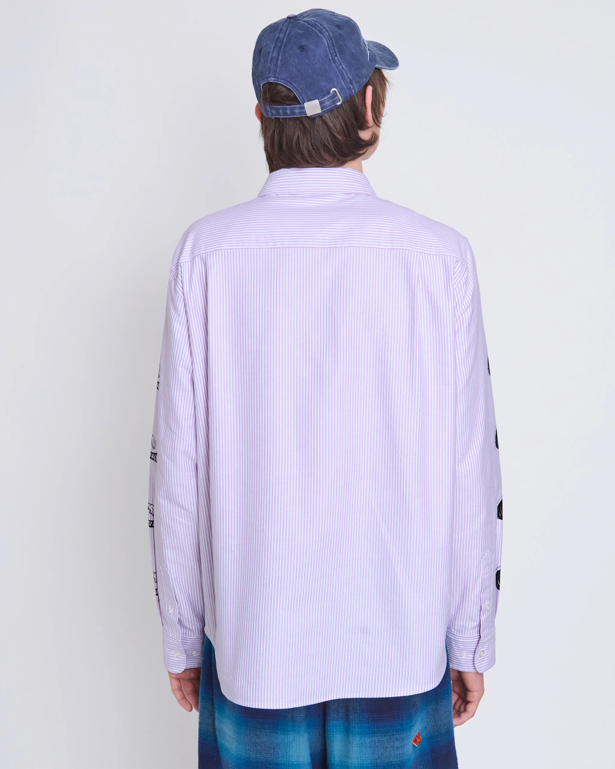 Token Tuff Stuff Shirt Purple/White Striped