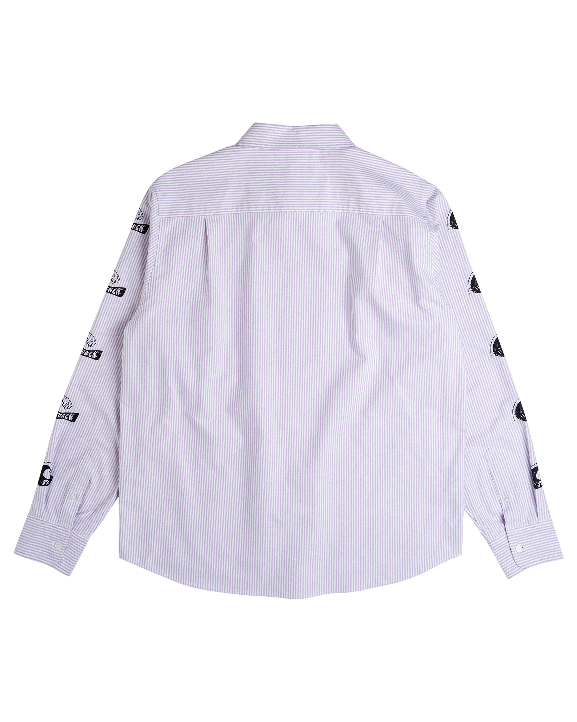 Token Tuff Stuff Shirt Purple/White Striped