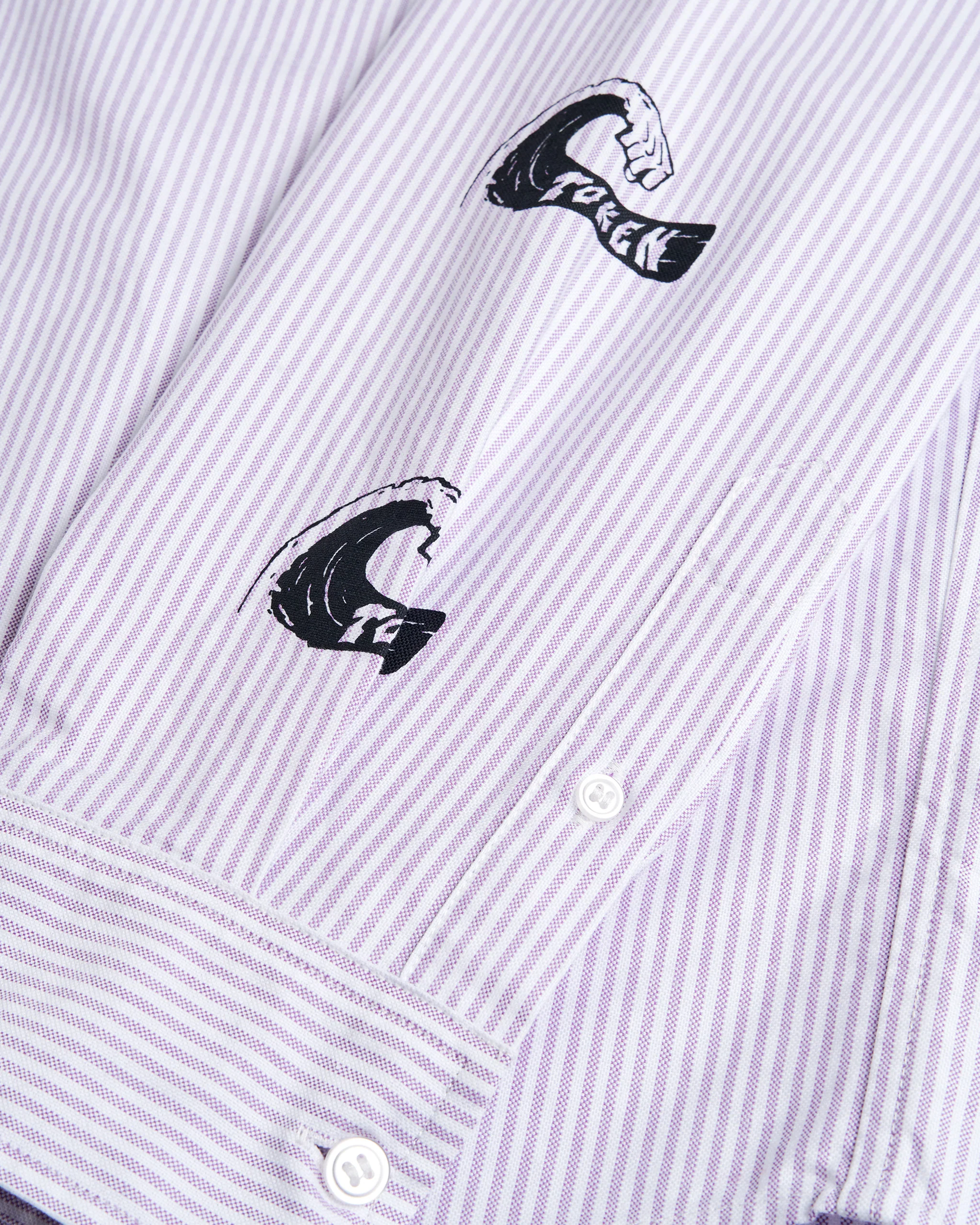 Token Tuff Stuff Shirt Purple/White Striped