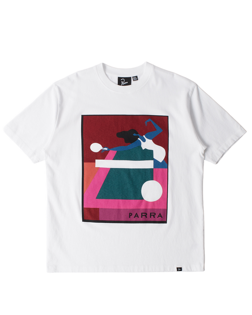 Parra Parra Ping Ponged T-Shirt White
