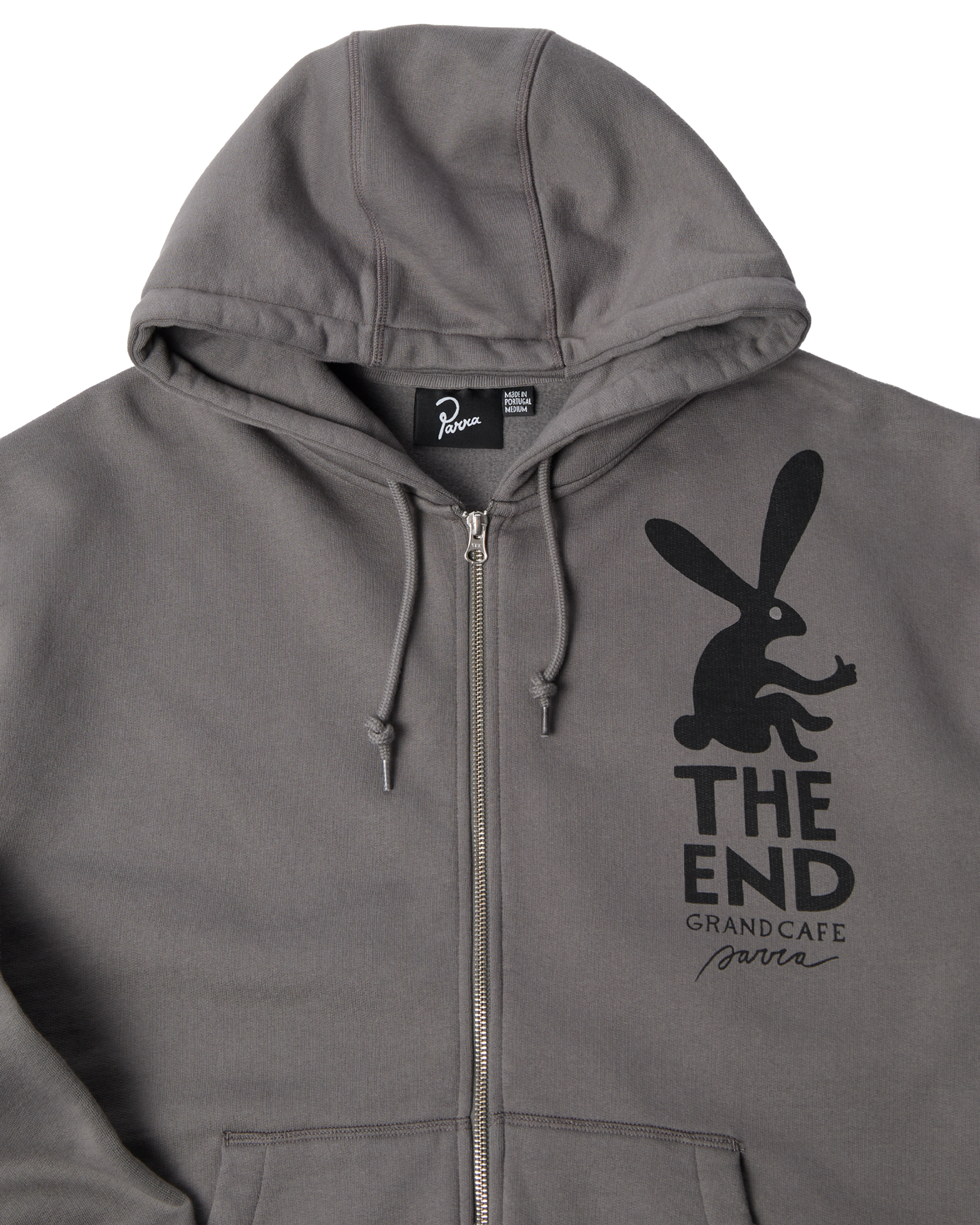 Parra End The Bunny Zip Grey