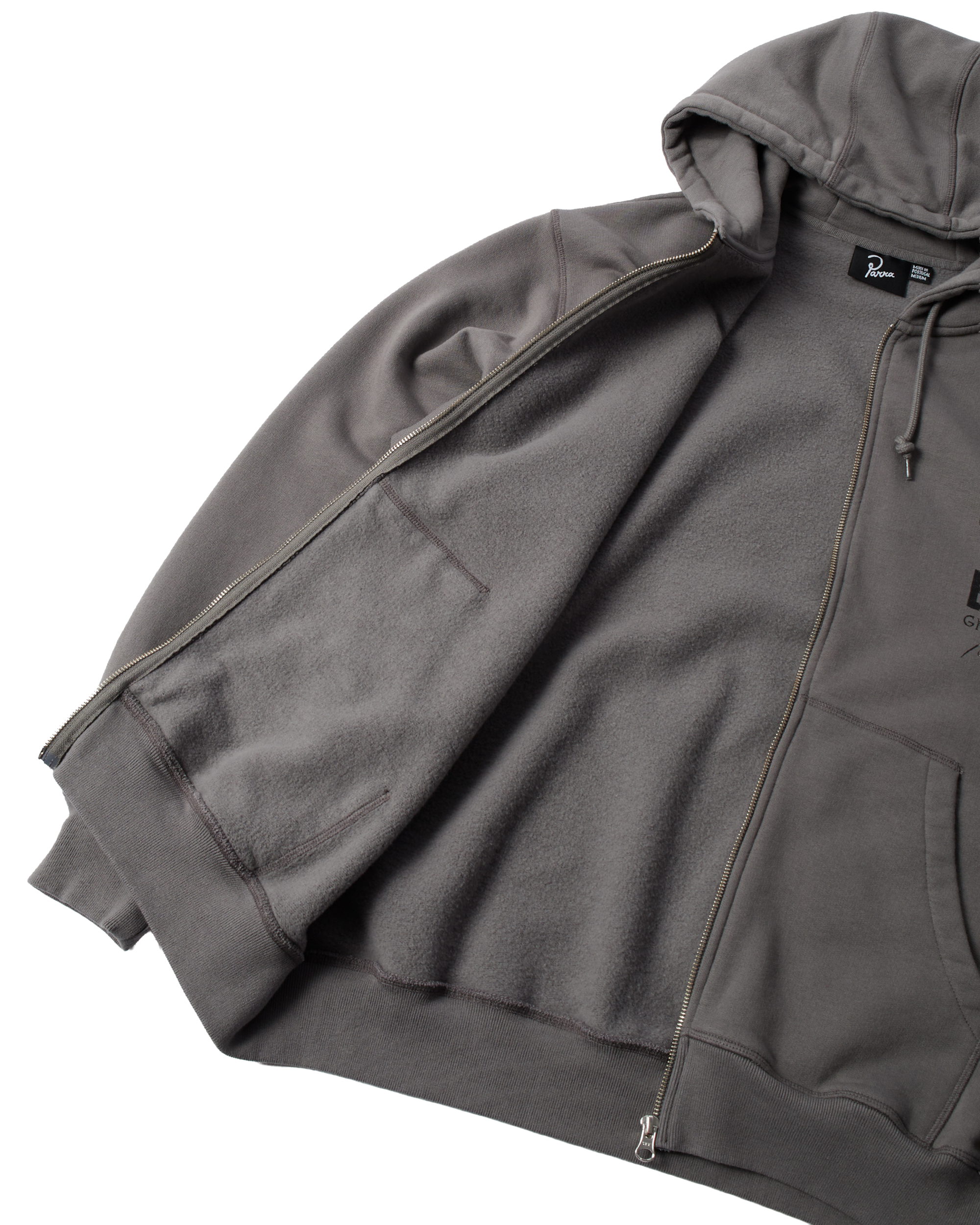 Parra End The Bunny Zip Grey