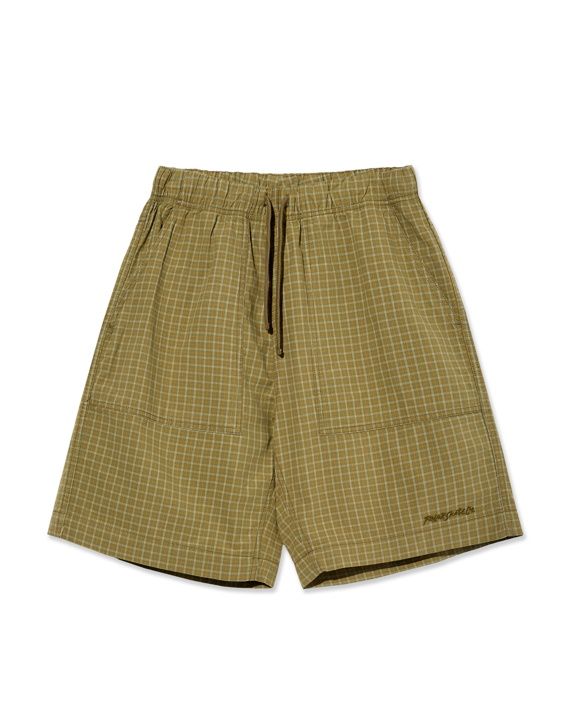 Polar Hike Shorts Olive Check
