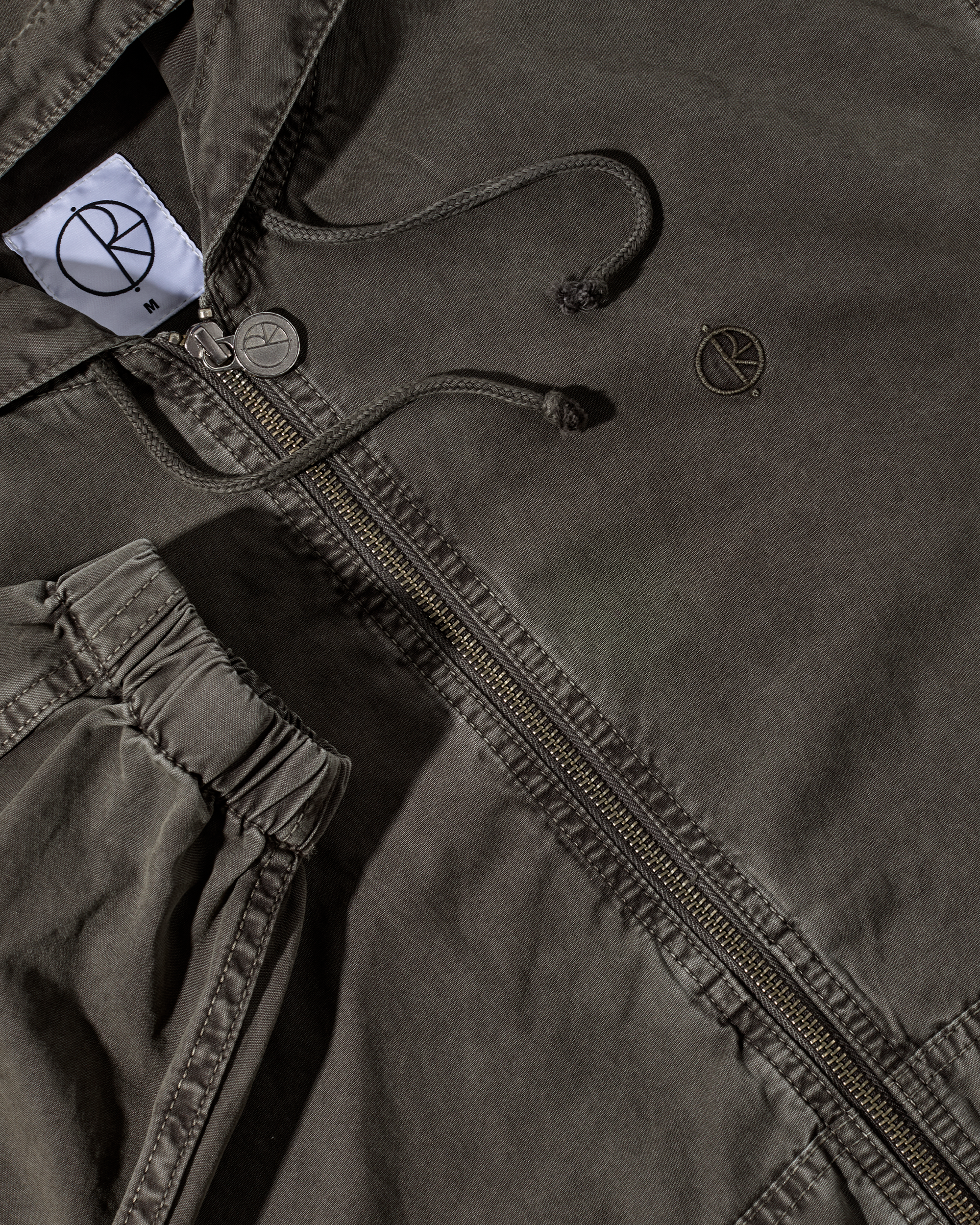 Polar Hooded Nick Jacket Washed Grey