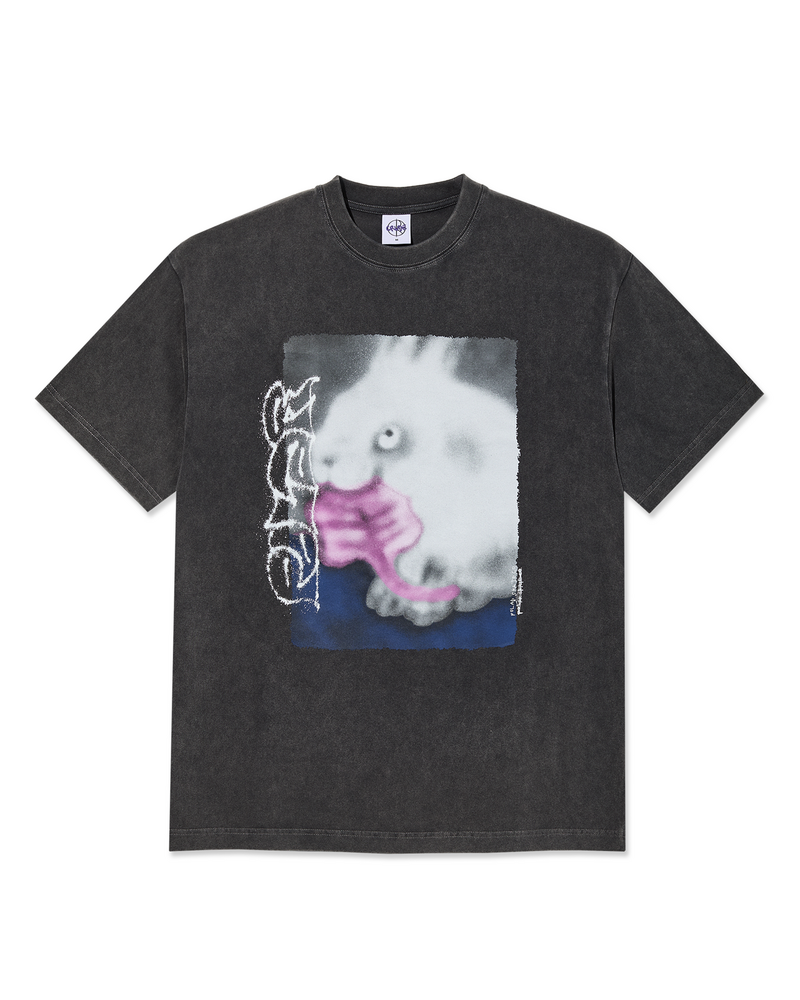 Polar Polar Rabbit Tee Silver Black