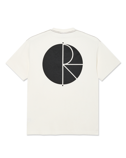 Polar Polar Contrast Fill Logo Tee Ivory/Black