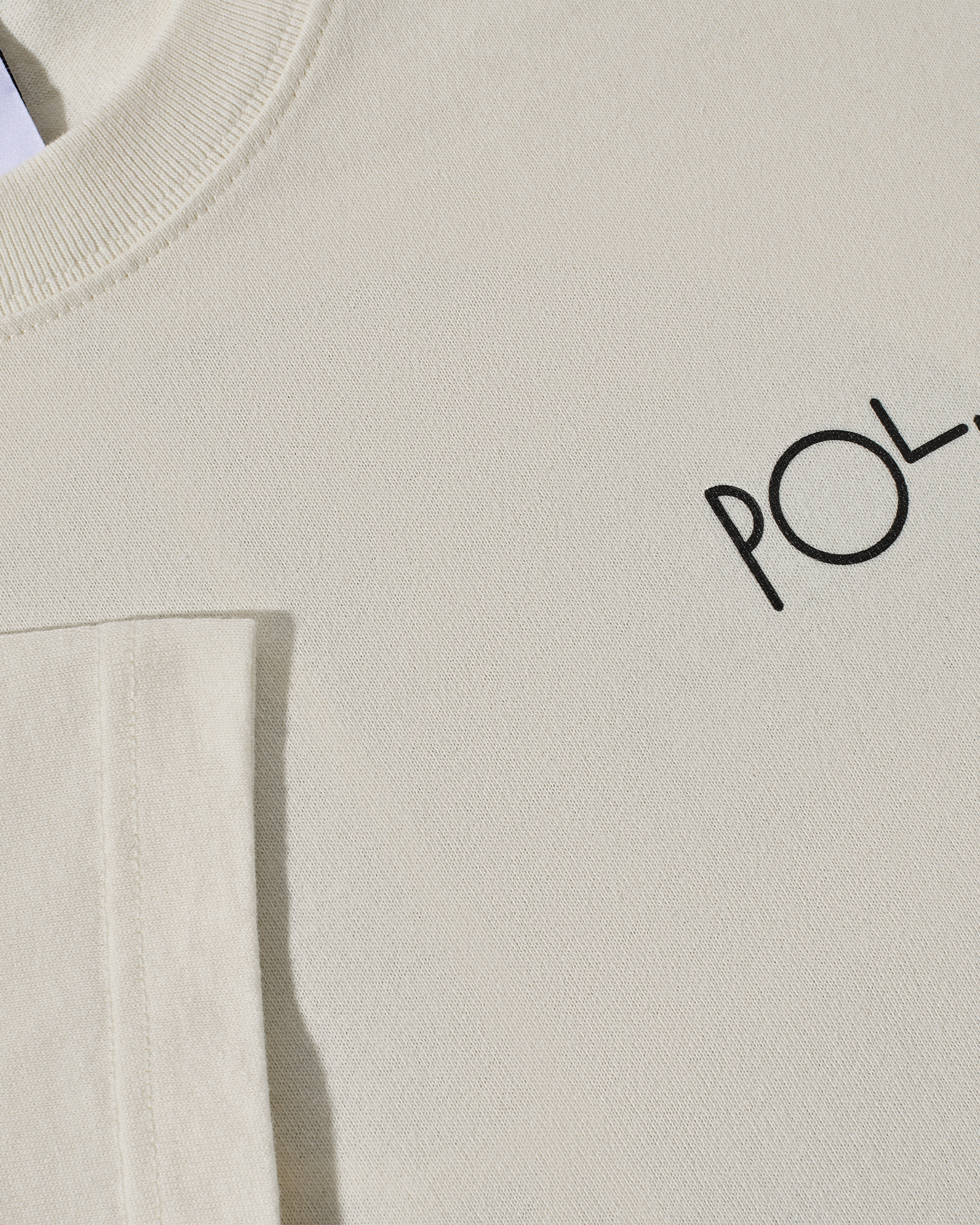 Polar Contrast Fill Logo Tee Ivory/Black
