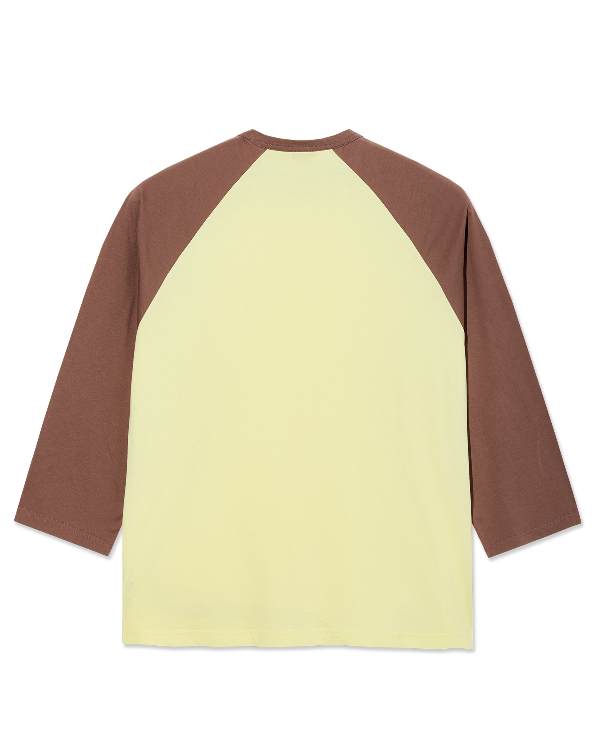 Polar 3/4 Sleeve Tee Cinnamon/Light Yellow