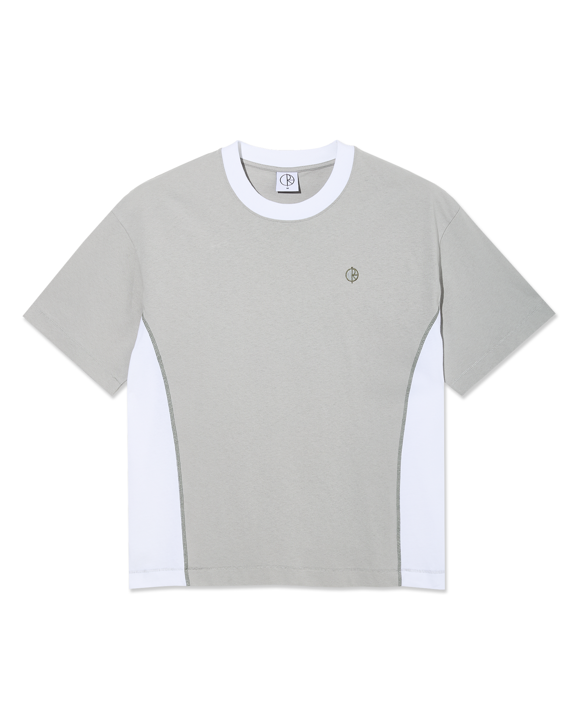 Polar Surf Panel Tee Silver/White