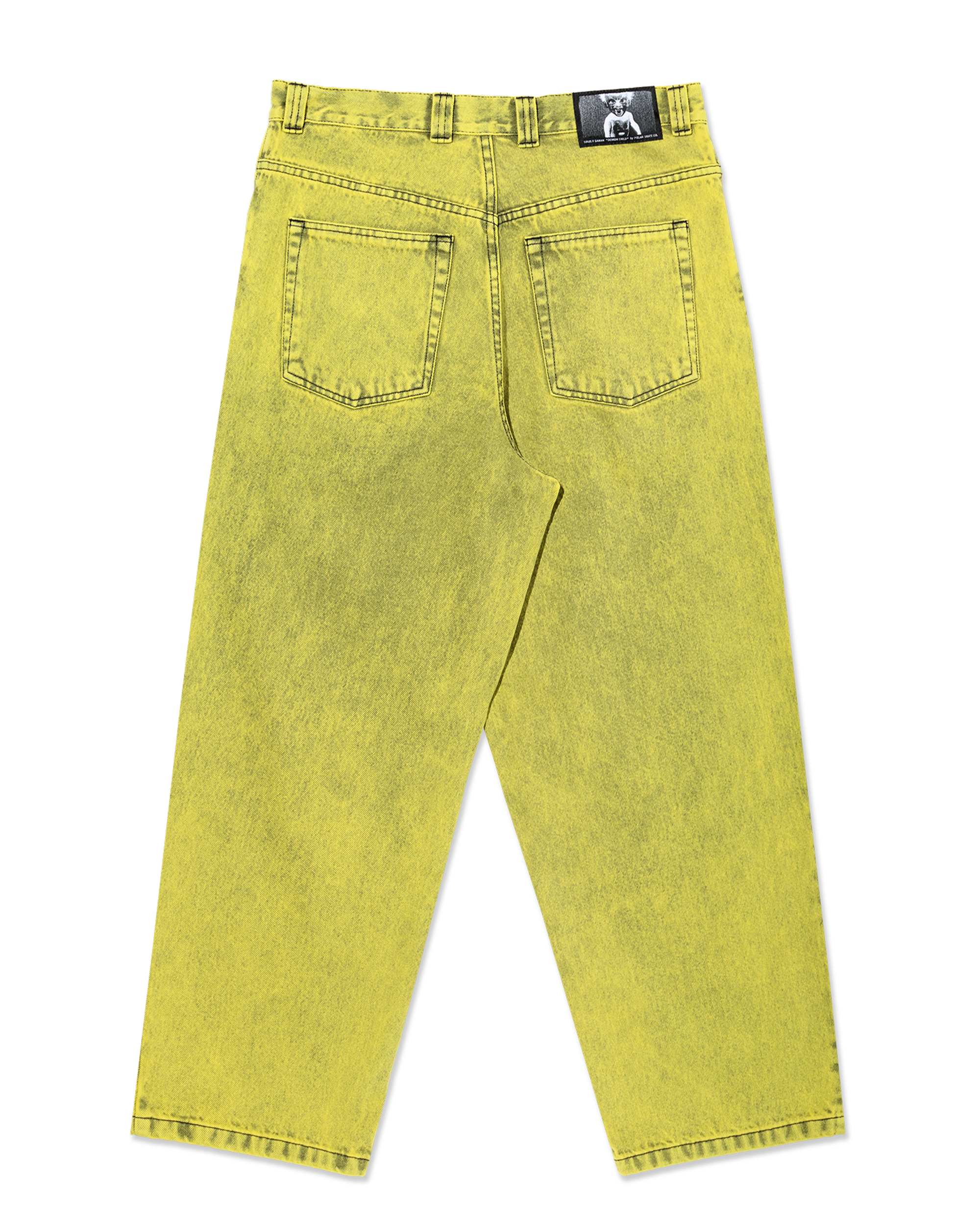 Polar Big Boy Pants Demon Child Lemon Black