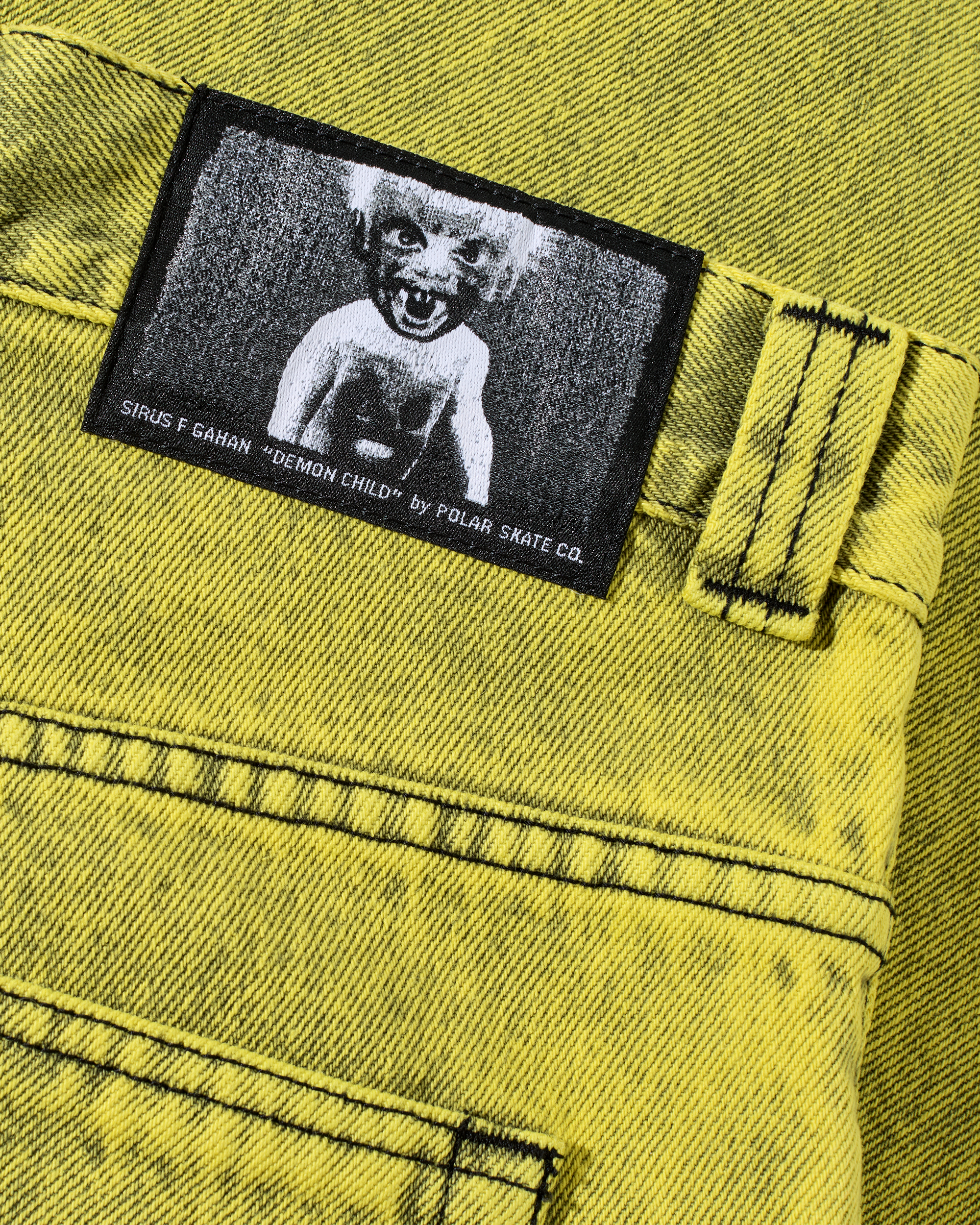 Polar Big Boy Pants Demon Child Lemon Black