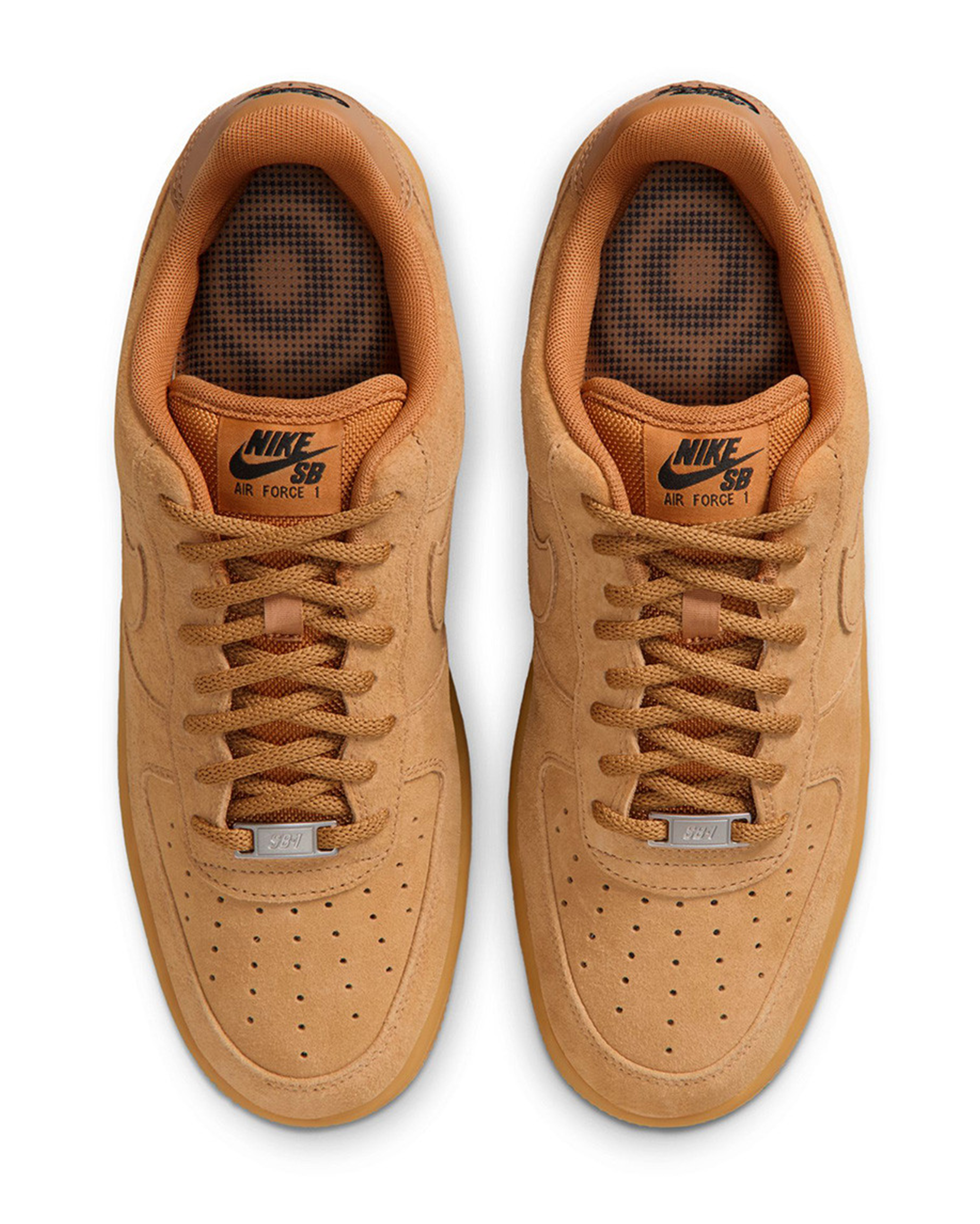 Nike SB Air Force 1 FLAX/FLAX-BLACK-GUM LIGHT BROWN
