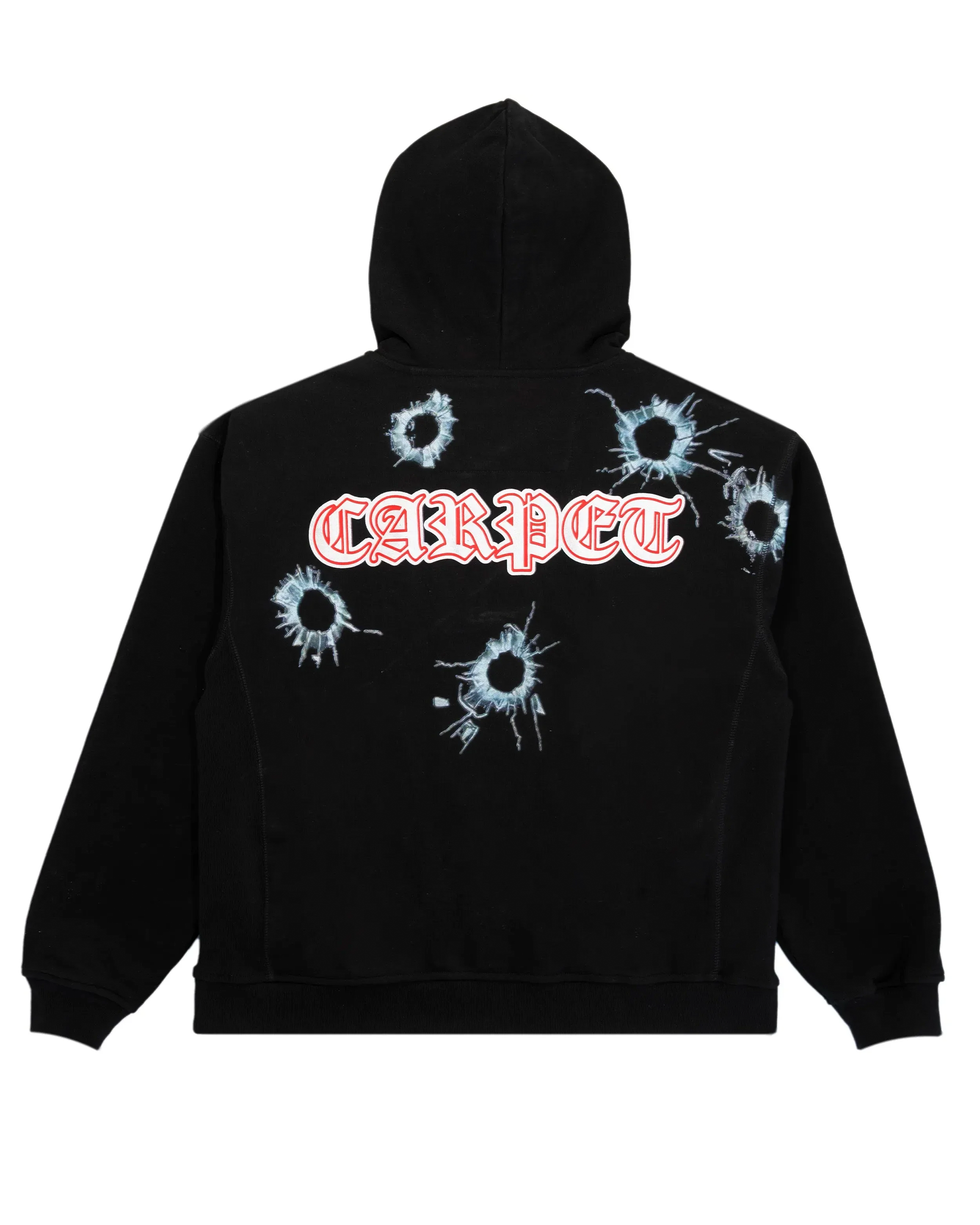 Carpet Hood Body Count Zip Hoodie Black