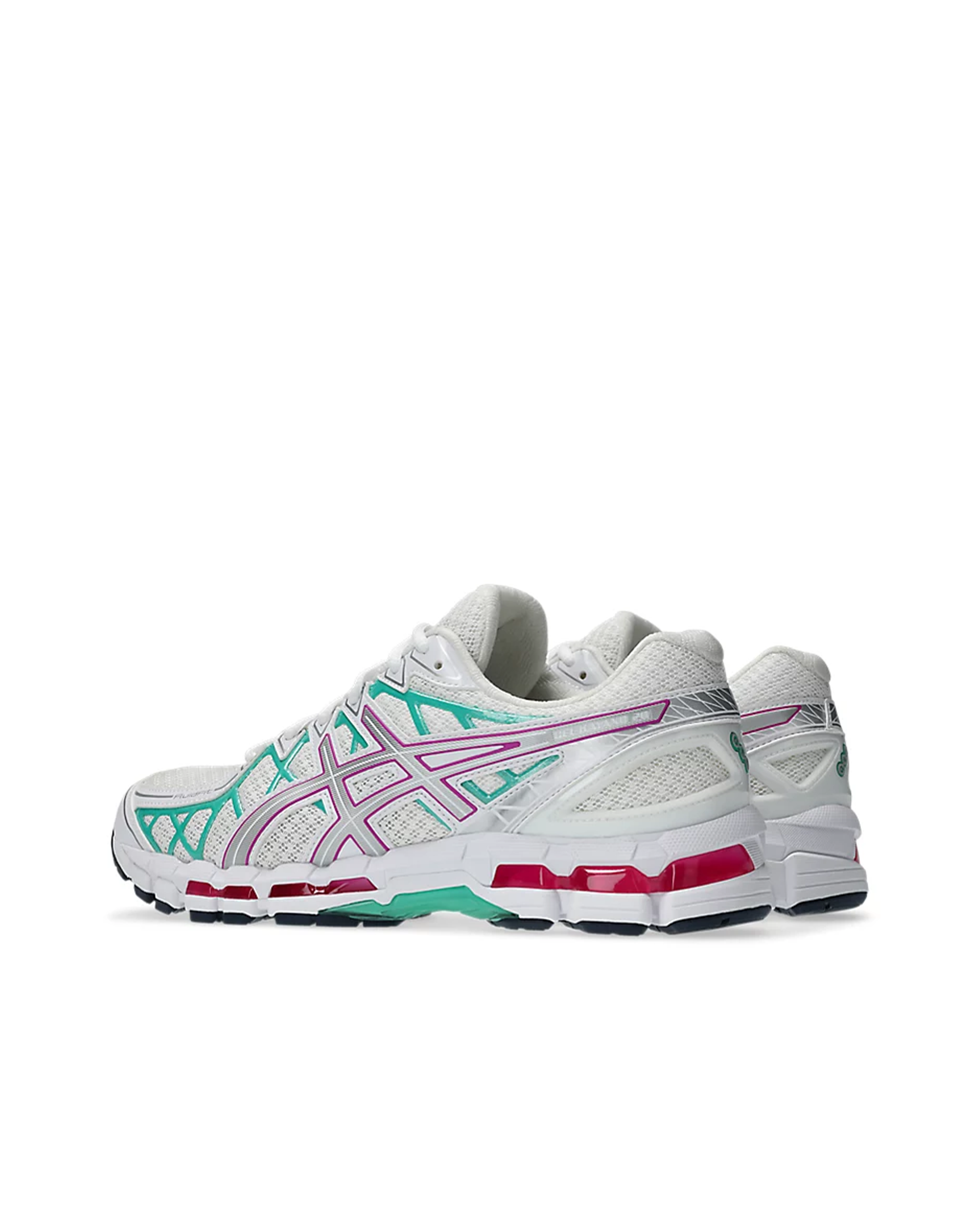 Aiscs Gel Kayano-20 White/Aurora Green
