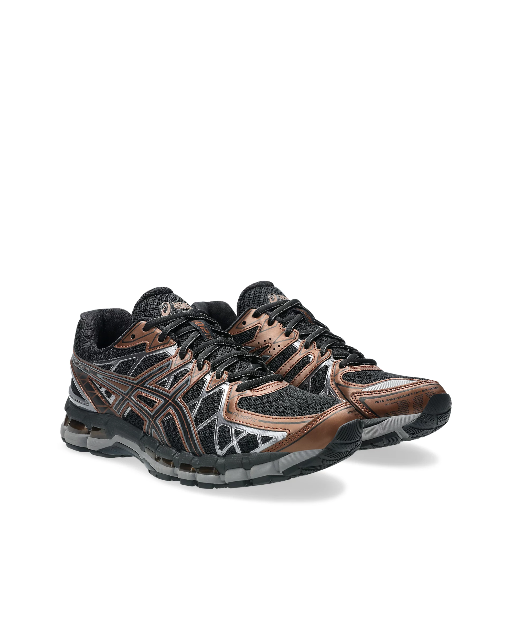 Aiscs Gel Kayano 20 - Black/Reddish Brown