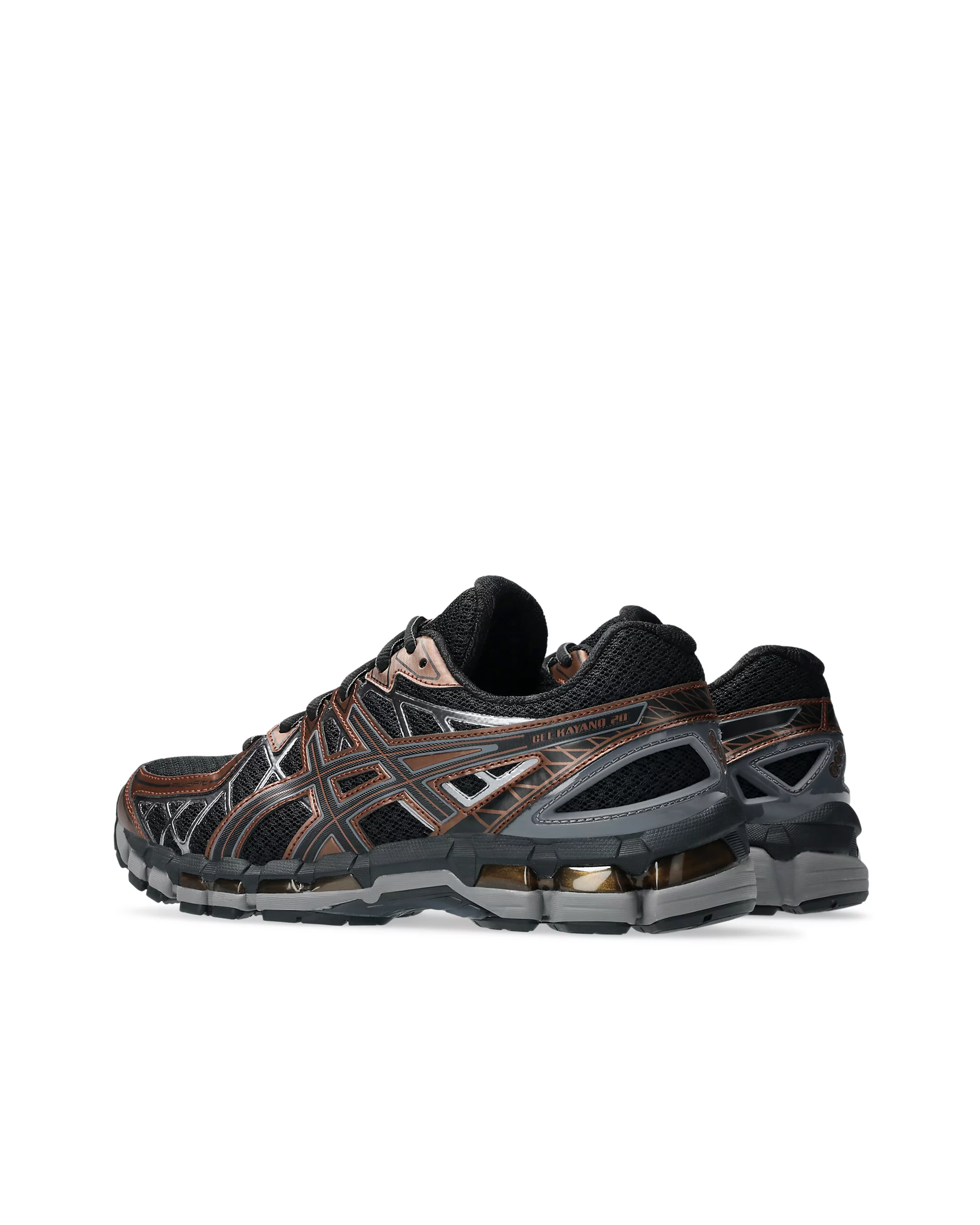 Aiscs Gel Kayano 20 - Black/Reddish Brown