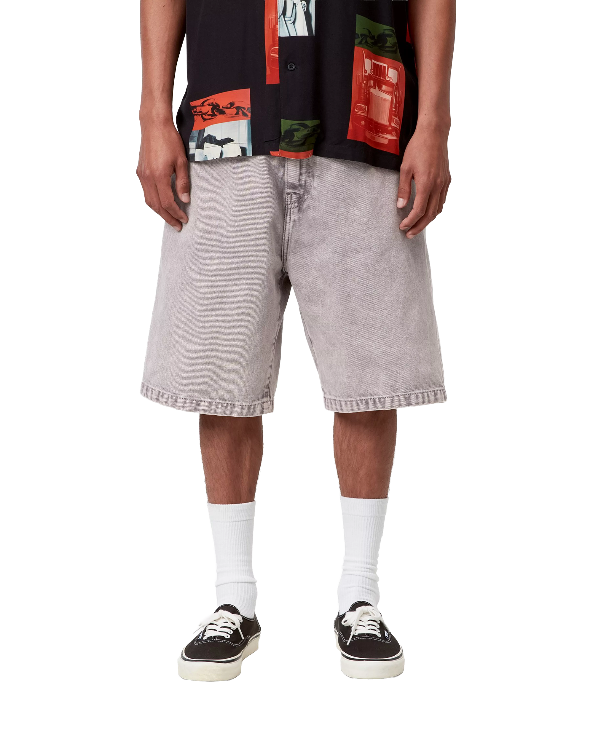 Carhartt WIP Landon Short Shale Chalk Wash