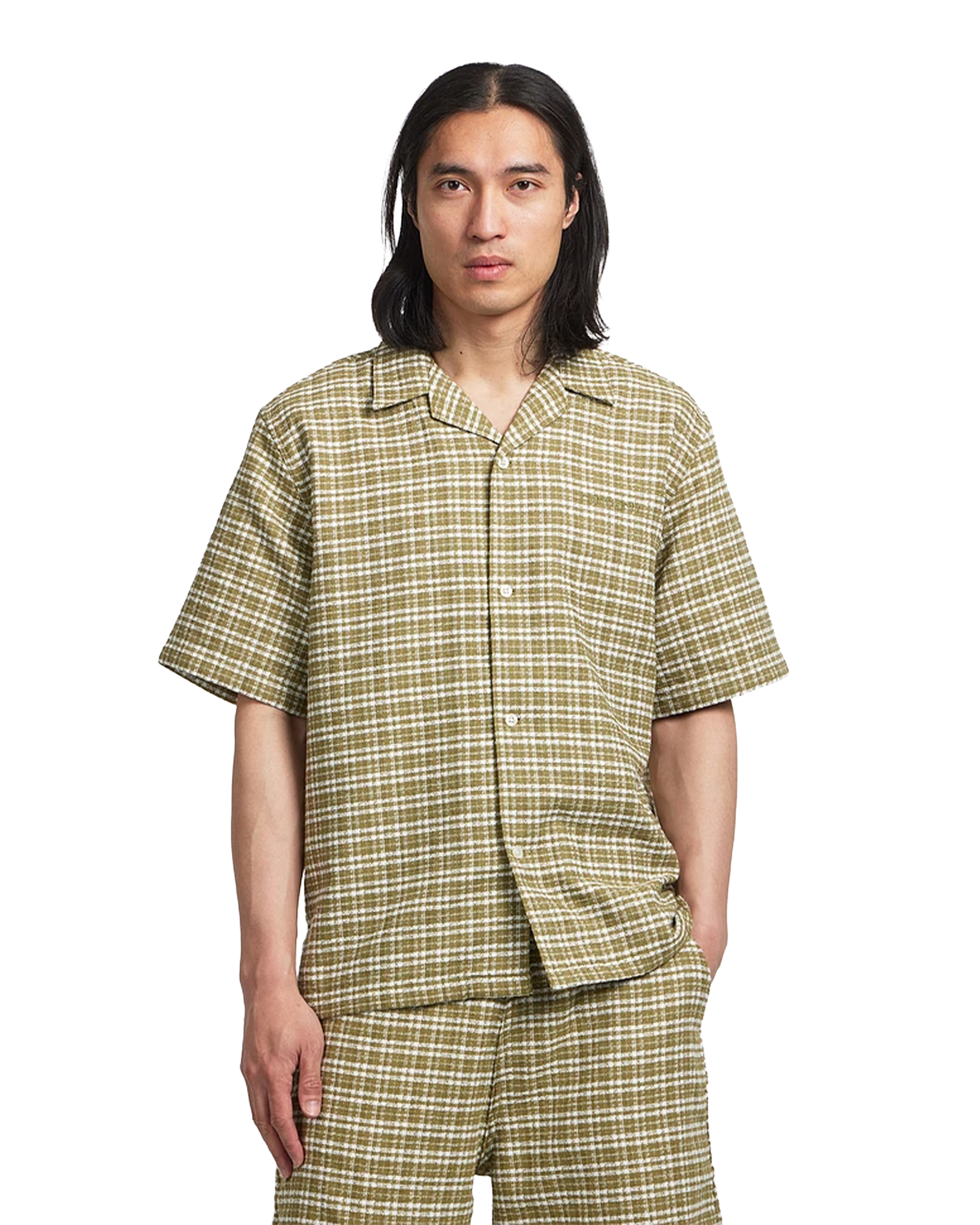 Carhartt WIP S/S Kander Shirt Kander Check, Snake