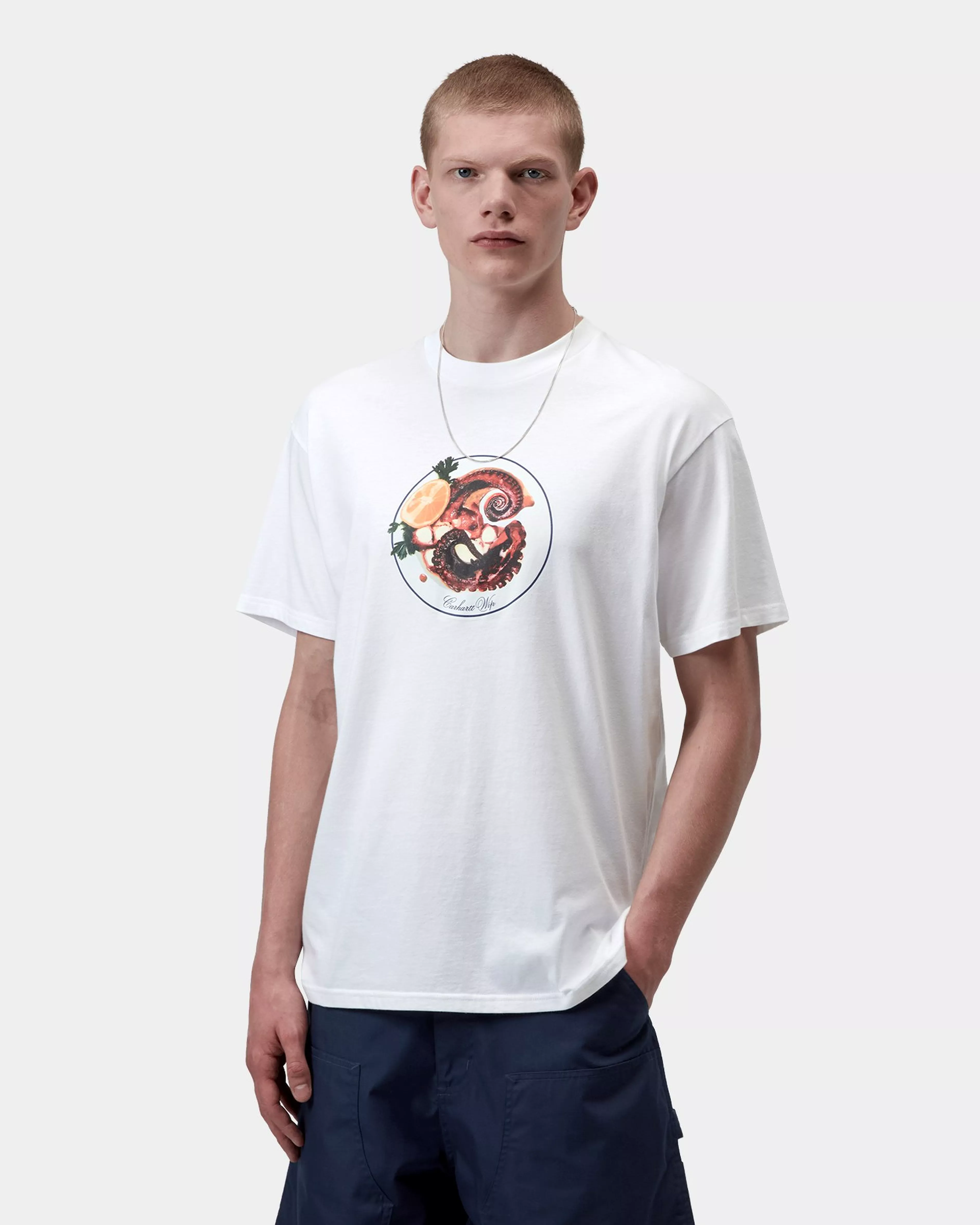 Carhartt WIP S/S Octopus T-Shirt White