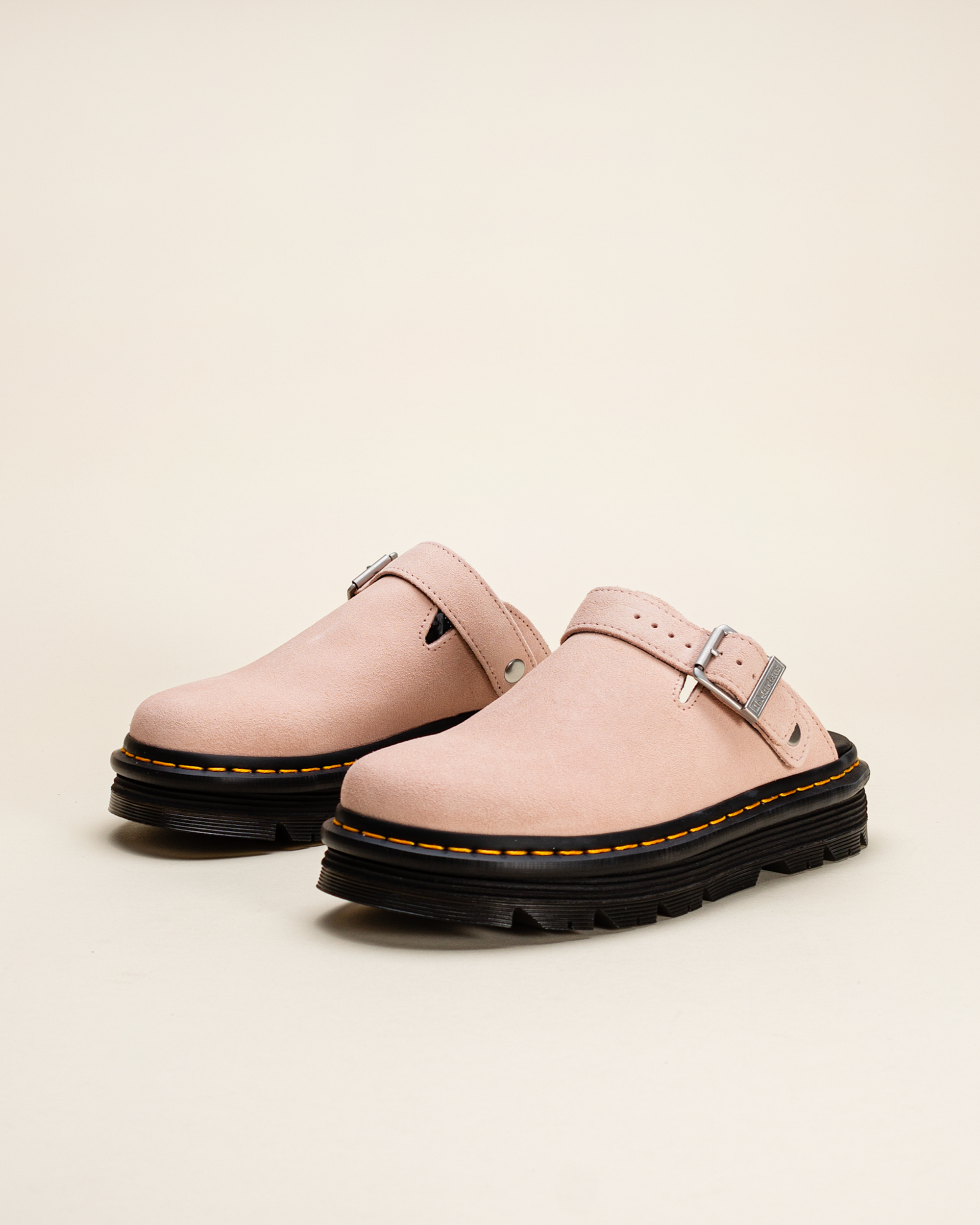 Dr. Martens ZebZag Mule Powder Pink EH Suede