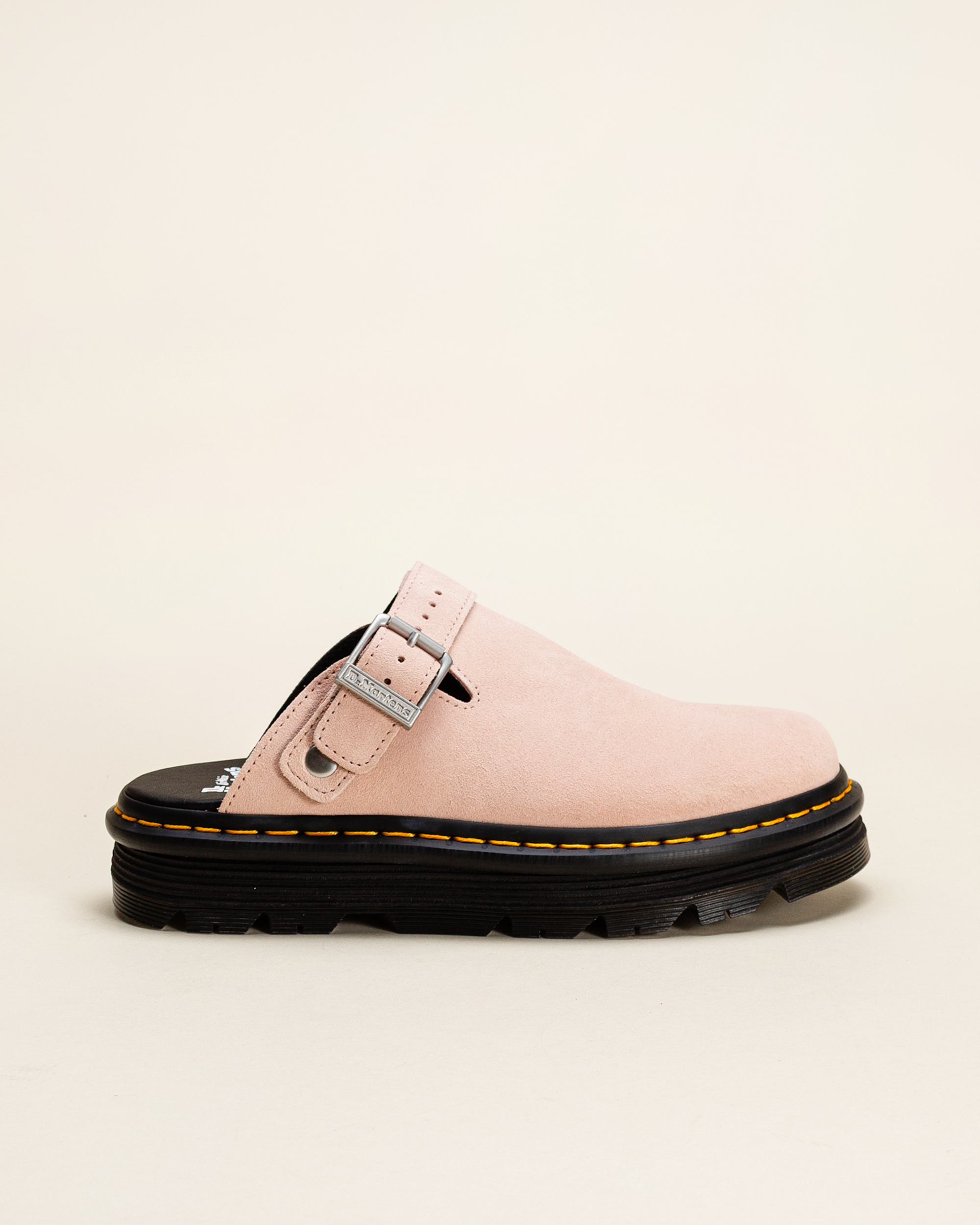 Dr. Martens ZebZag Mule Powder Pink EH Suede