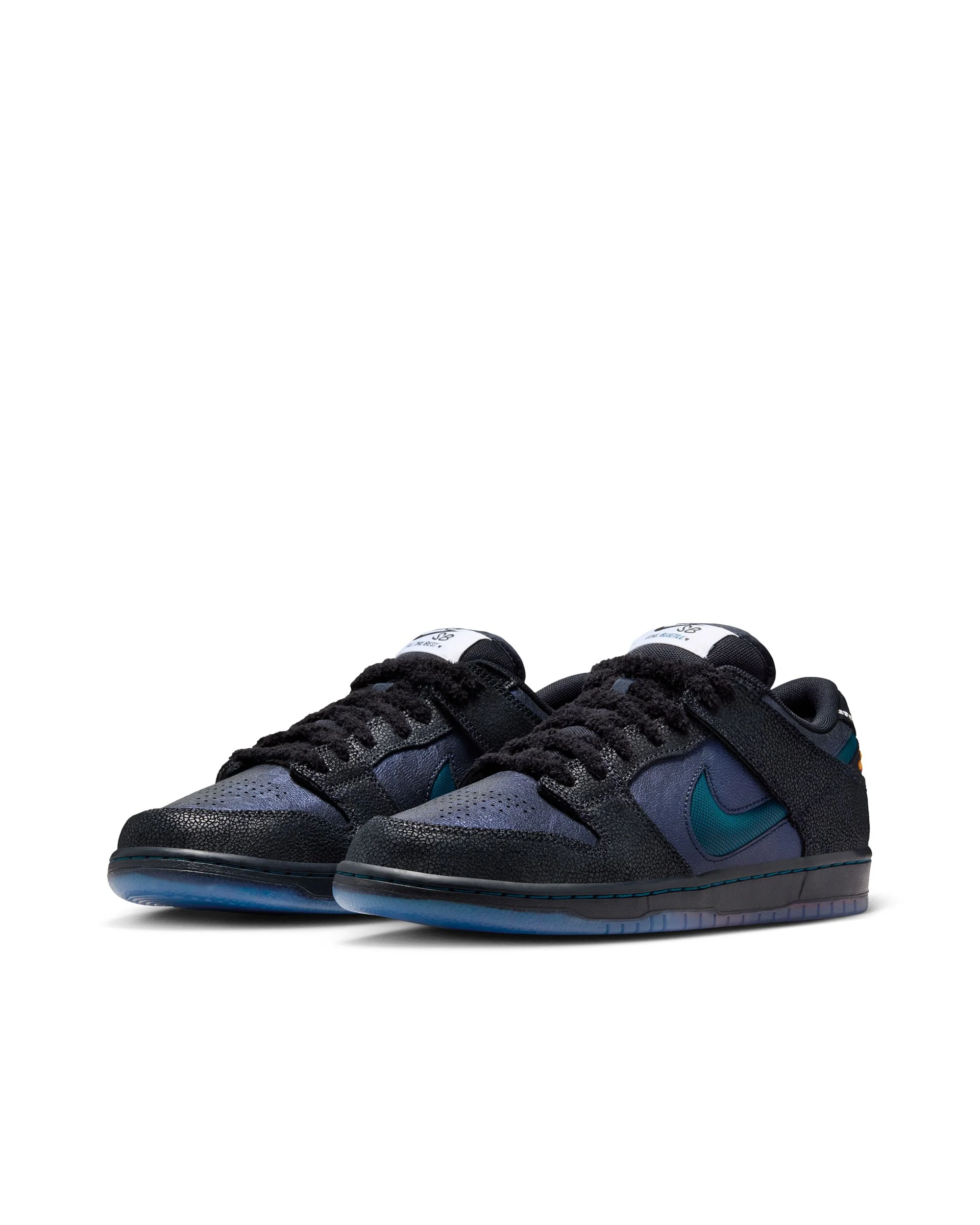 Nike sb X Bluetile QS dunk low pro qs bt Black/marina-white-cmpfr orng