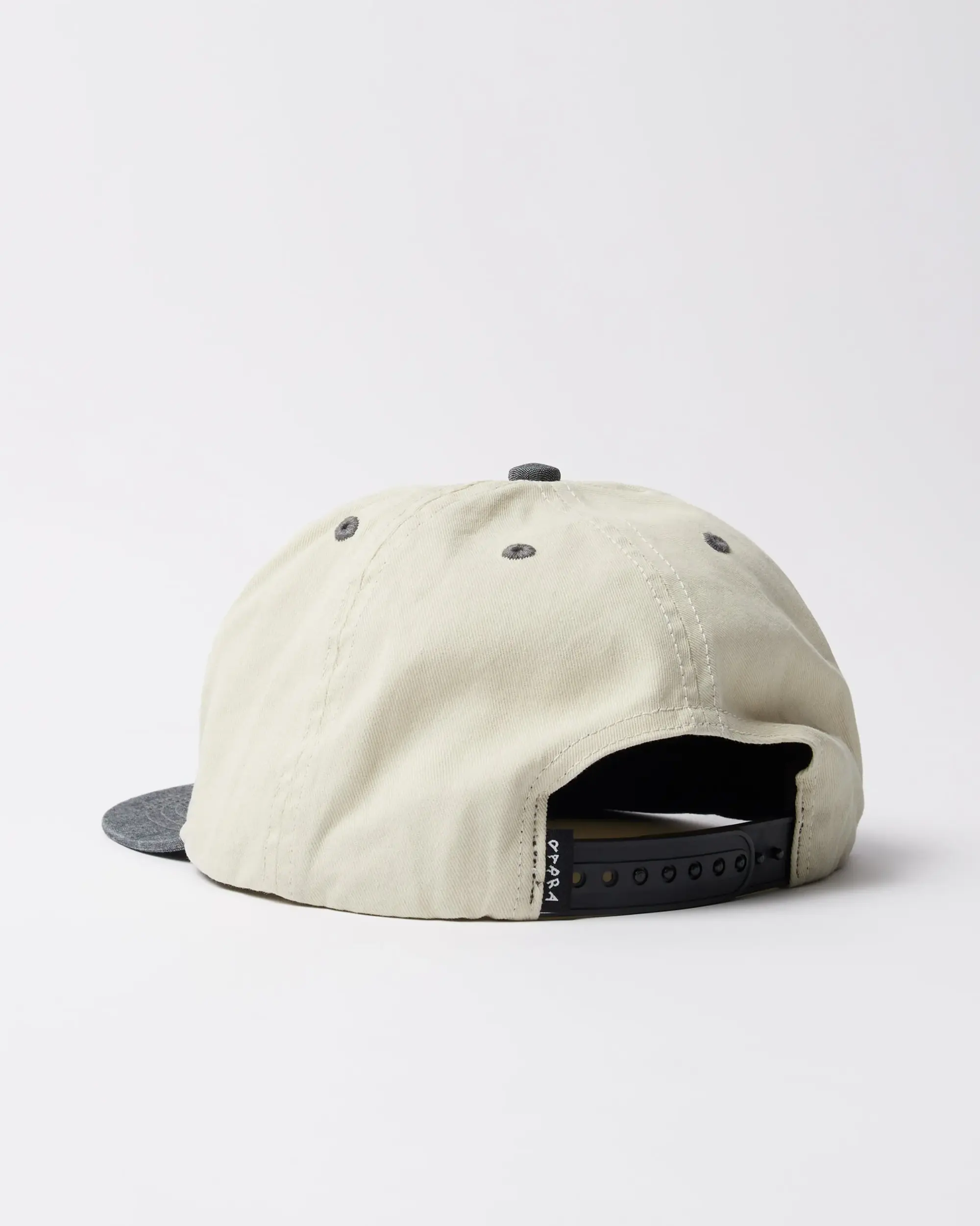 Parra Bird 5 Panel Hat Off white