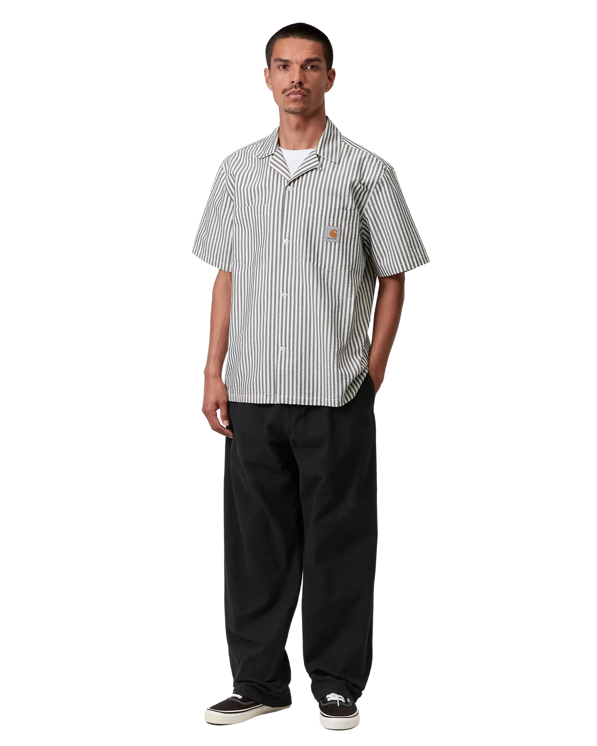 Carhartt WIP Walton Pant Leon Canvas Black Garment Dyed