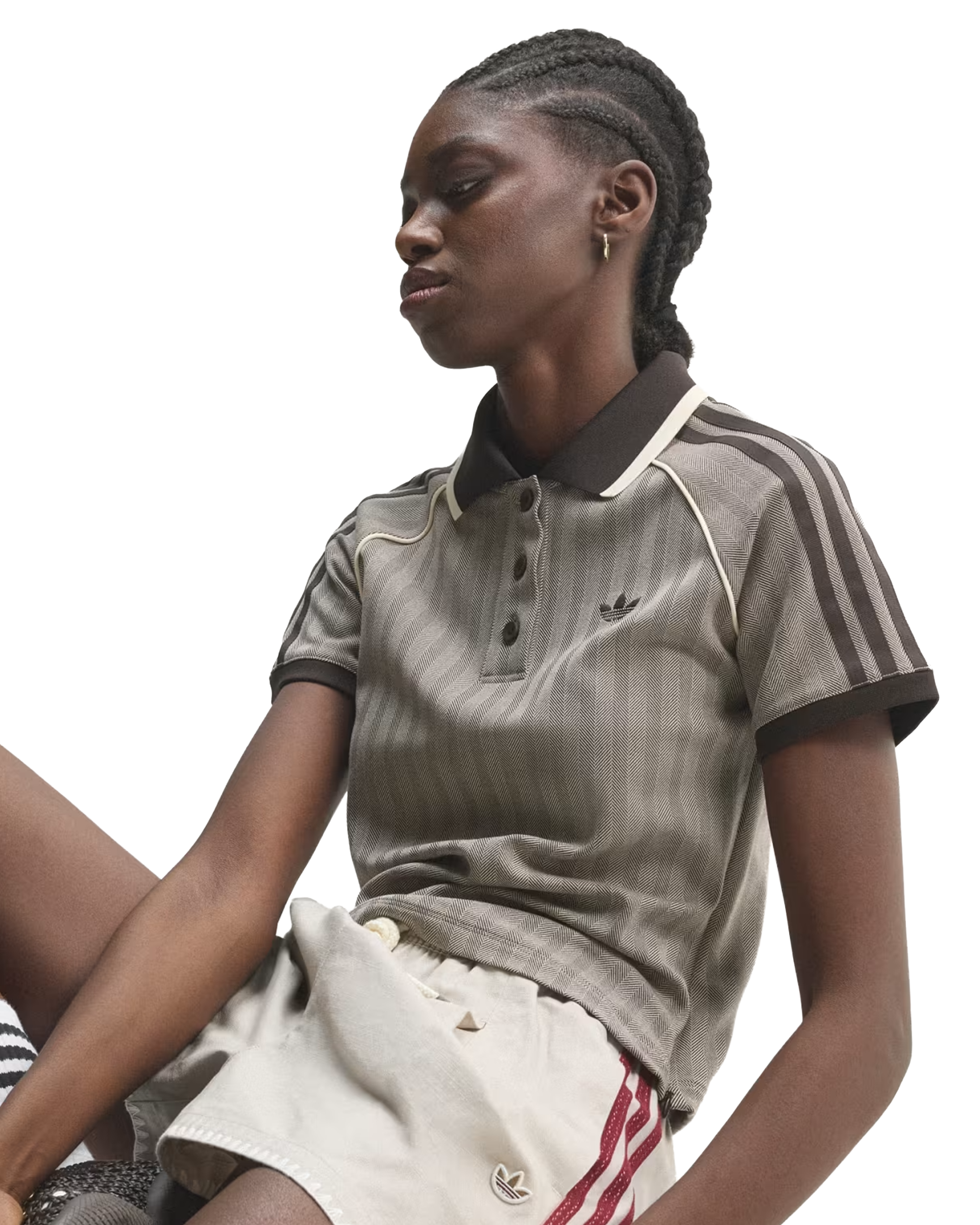 Adidas Polo Shirt Brown
