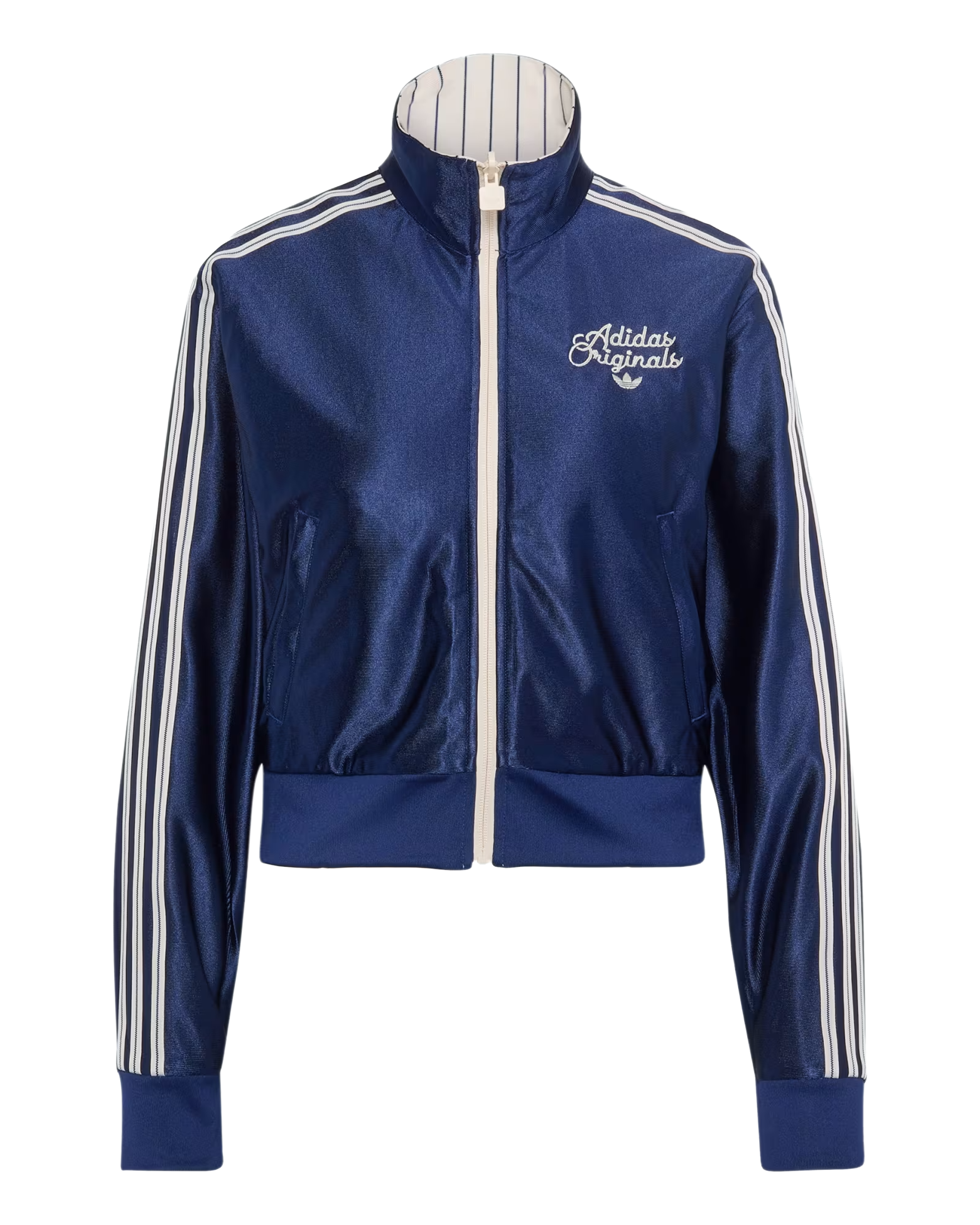 Adidas Reversible Firebird Track Top Warm Vanilla / Night Indigo