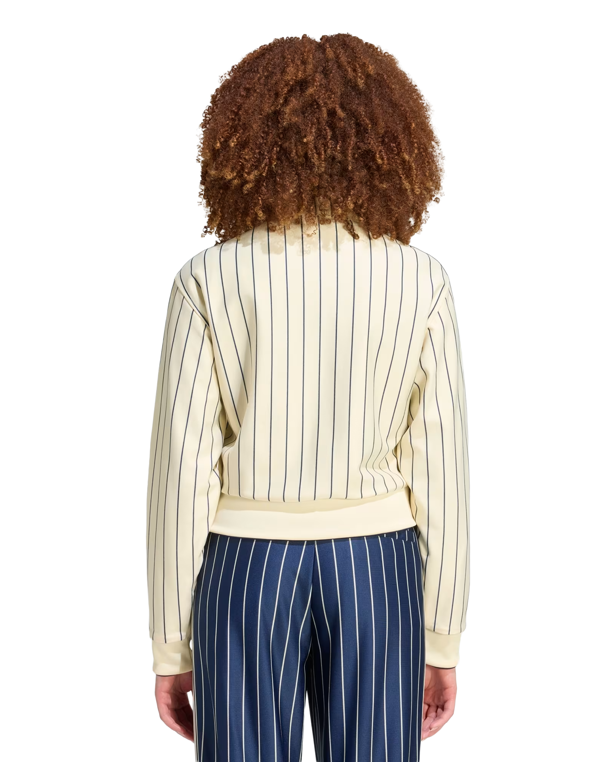 Adidas Reversible Firebird Track Top Warm Vanilla / Night Indigo