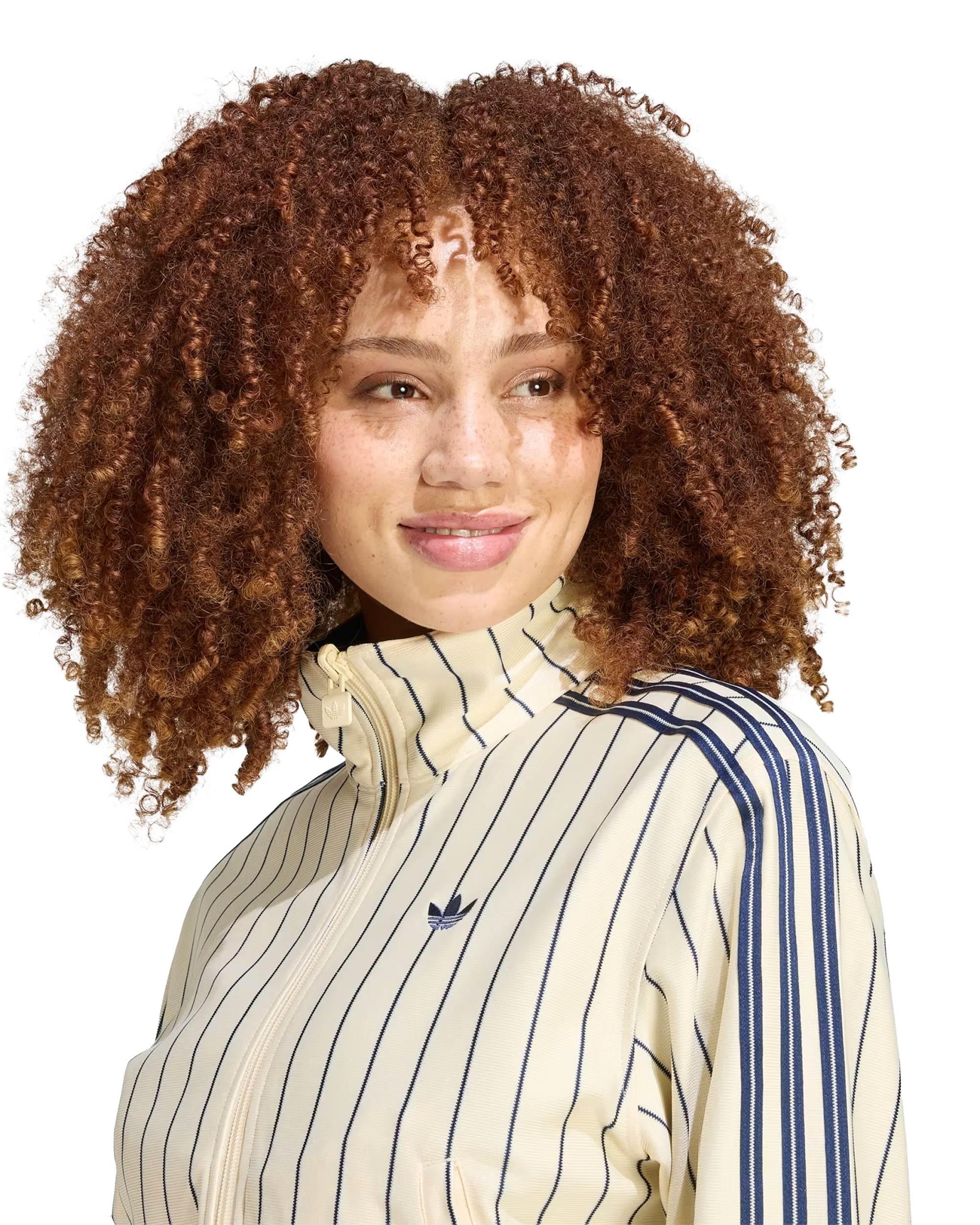 Adidas Reversible Firebird Track Top Warm Vanilla / Night Indigo