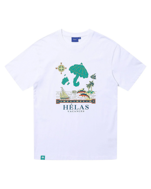 Helas Helas Vacances Tee White