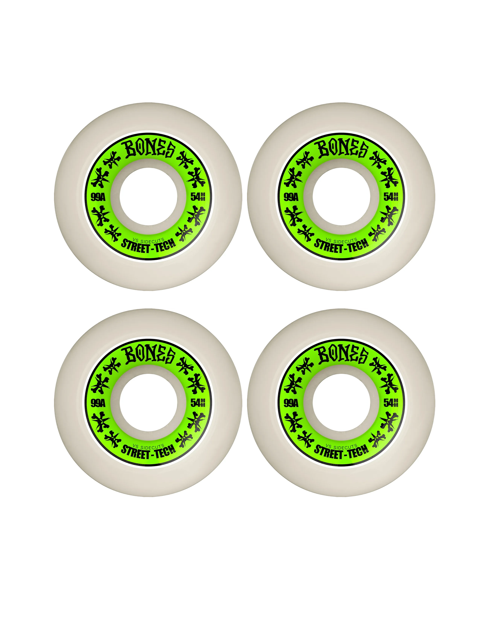 Bones Wheels X Formula 99A V5 Side Cut 54mm
